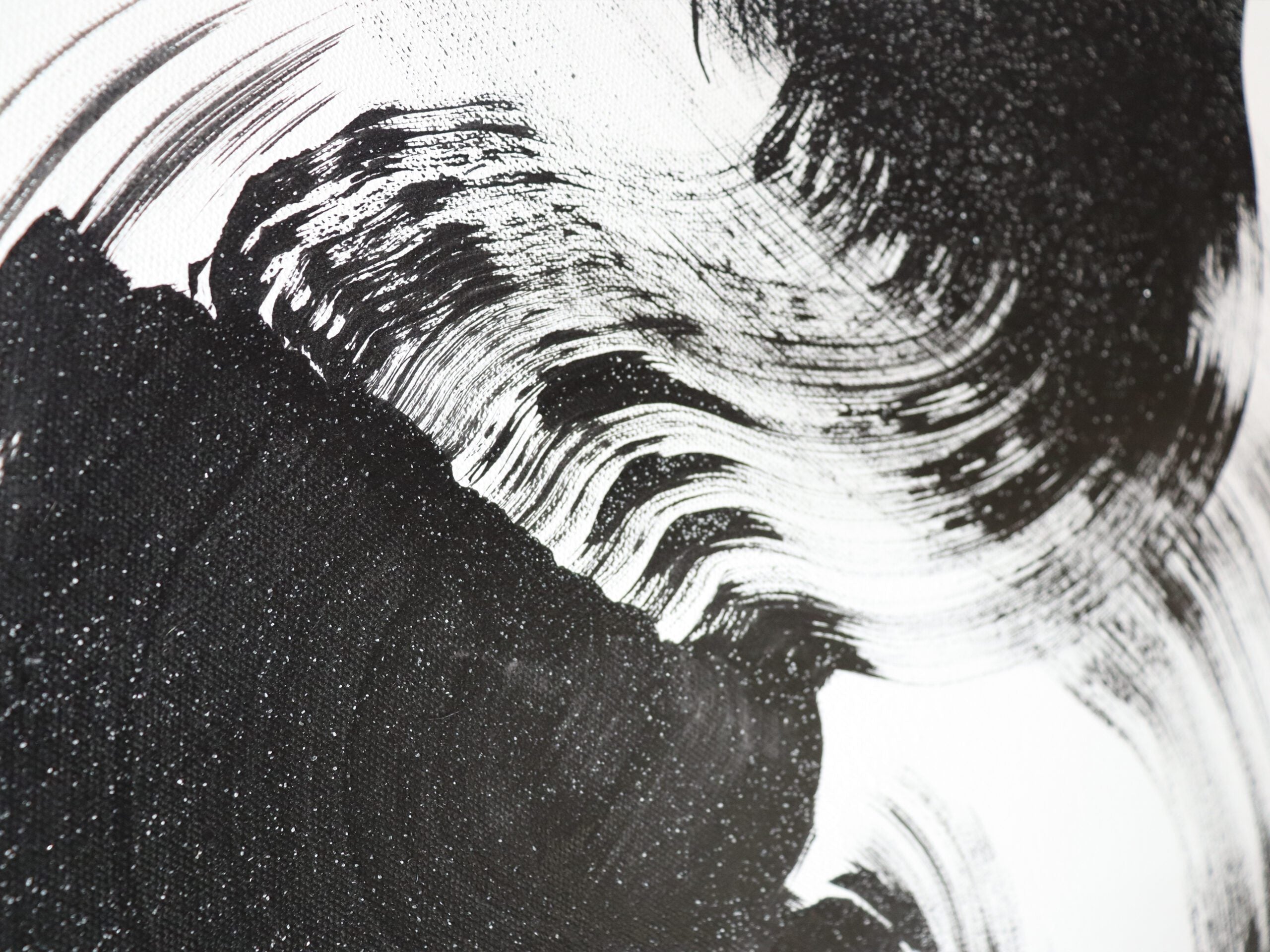 Elegy Painting - Black and White