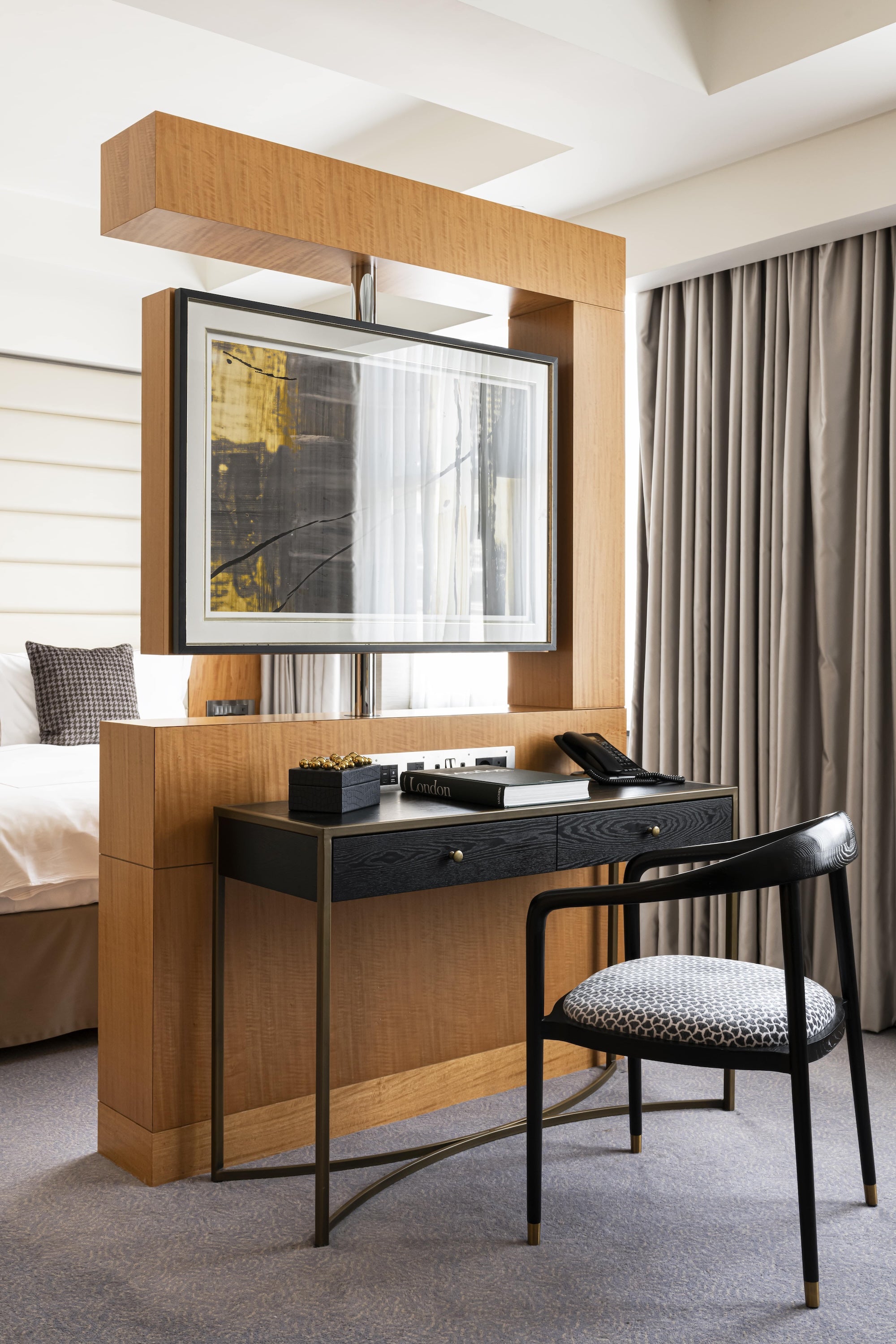 Rivoli Dressing Table - Black Ash Veneer