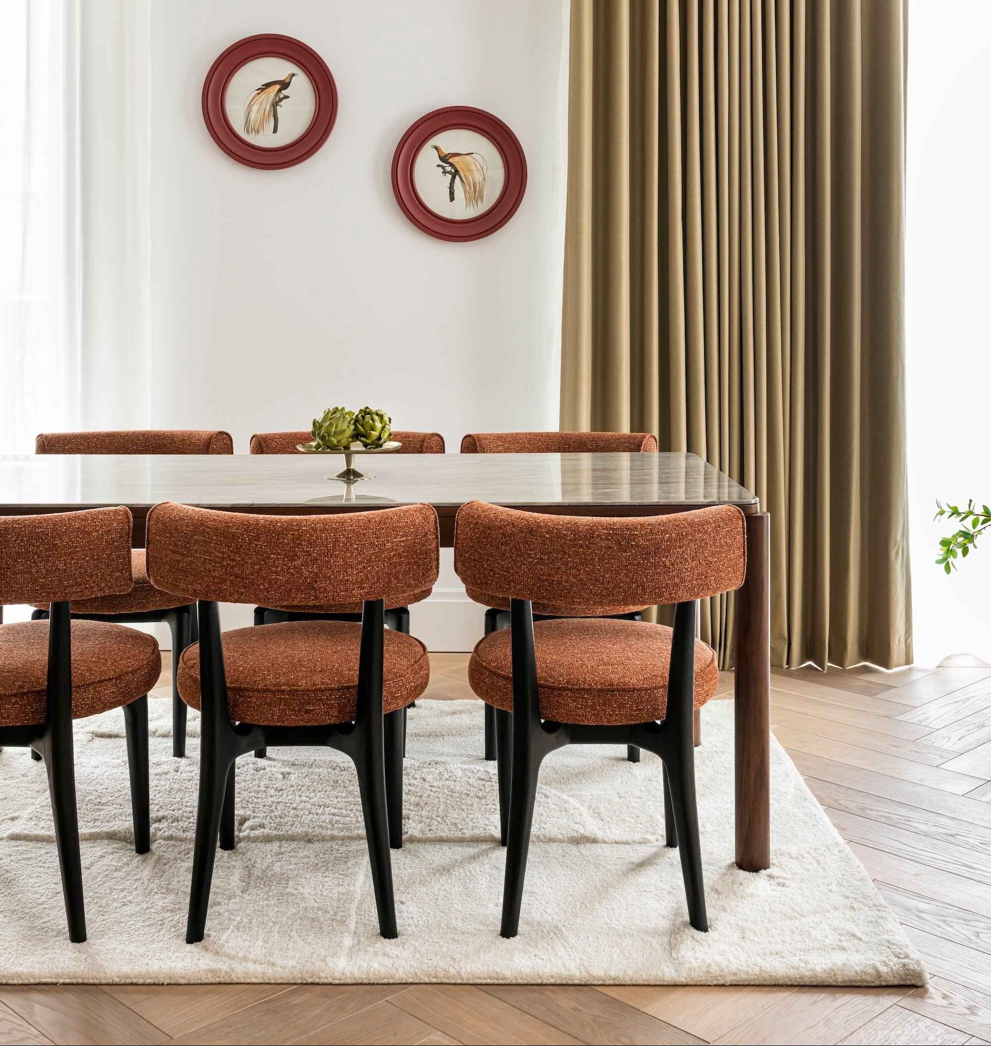 Rolter Dining Chair - Bari Chestnut Red