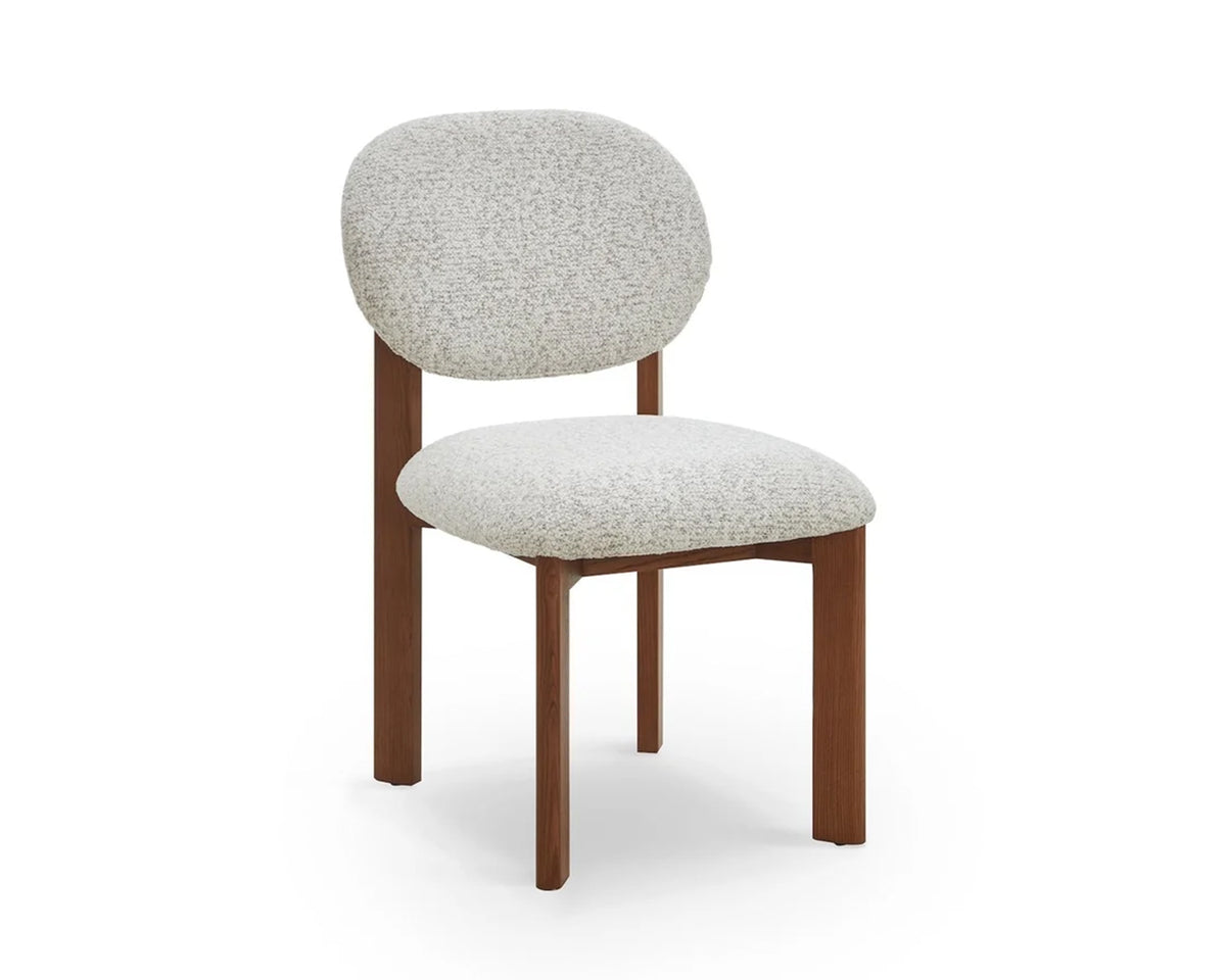 Orbit Dining Chair - Ripley Grav & Brushed Brown