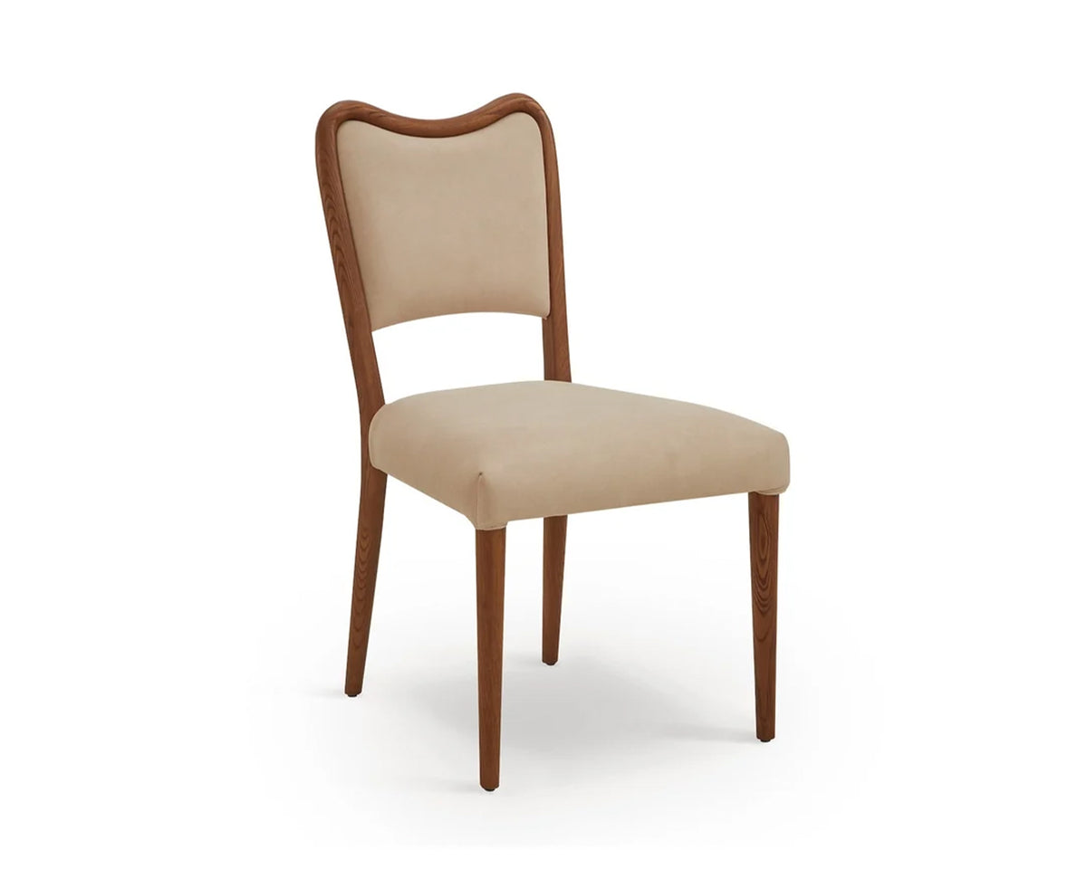 Adelaide Dining Chair - Hopper Desert & Brushed Brown