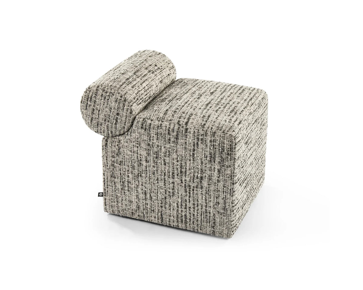 Lecco Foot Stool - Letto Grey