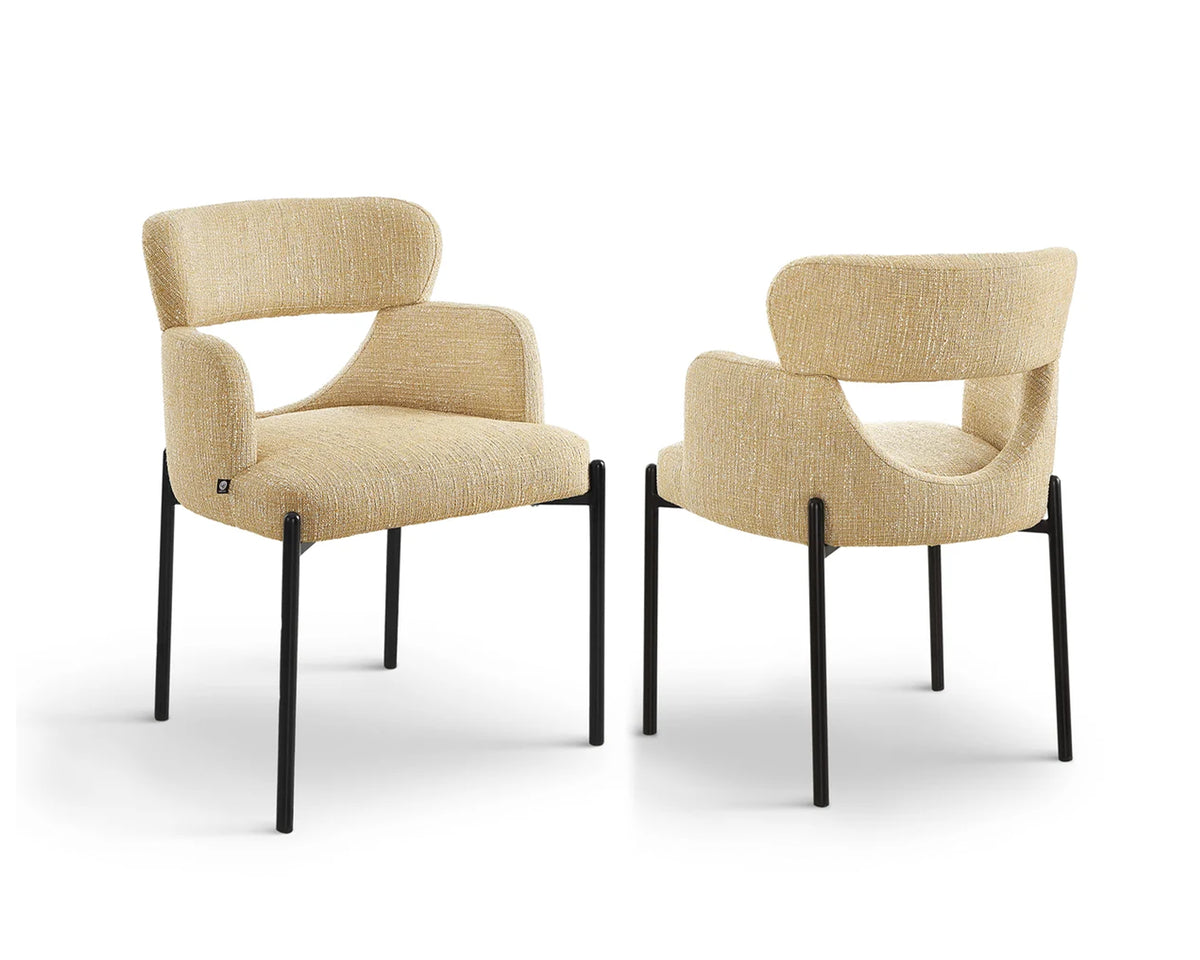 Aga Dining Chairs (Crib 5) (set of 2) - Field Sand