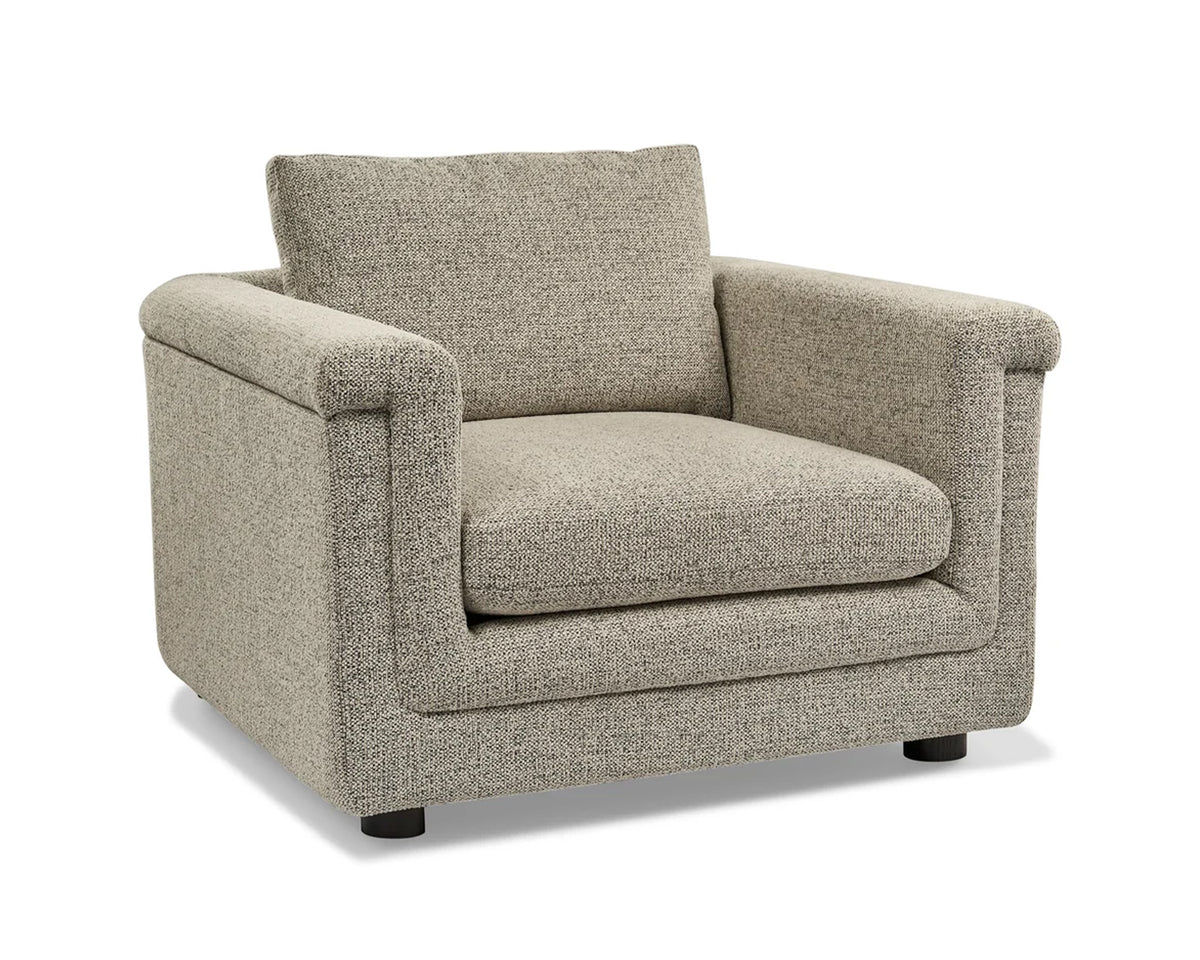 Delta Occasional Chair - Colmer Silver Grain