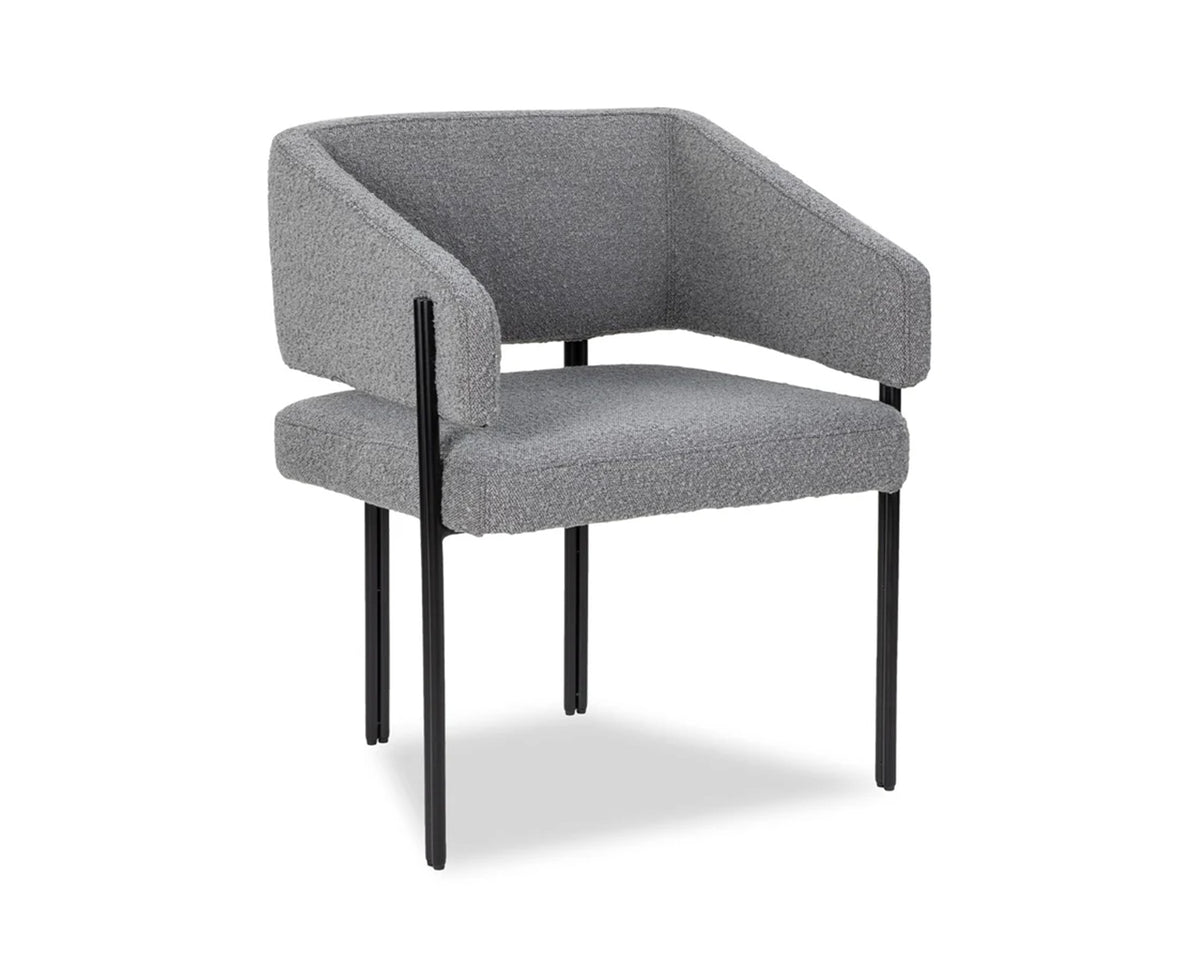 Tatler Dining Chair - Boucle Grey