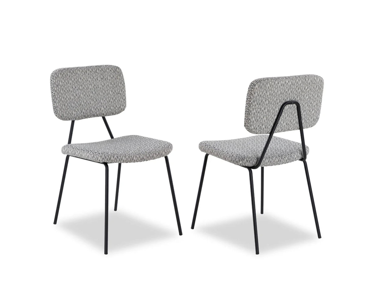 Tatini Dining Chair - Emporio Pattern Fabric ( Set of 2)