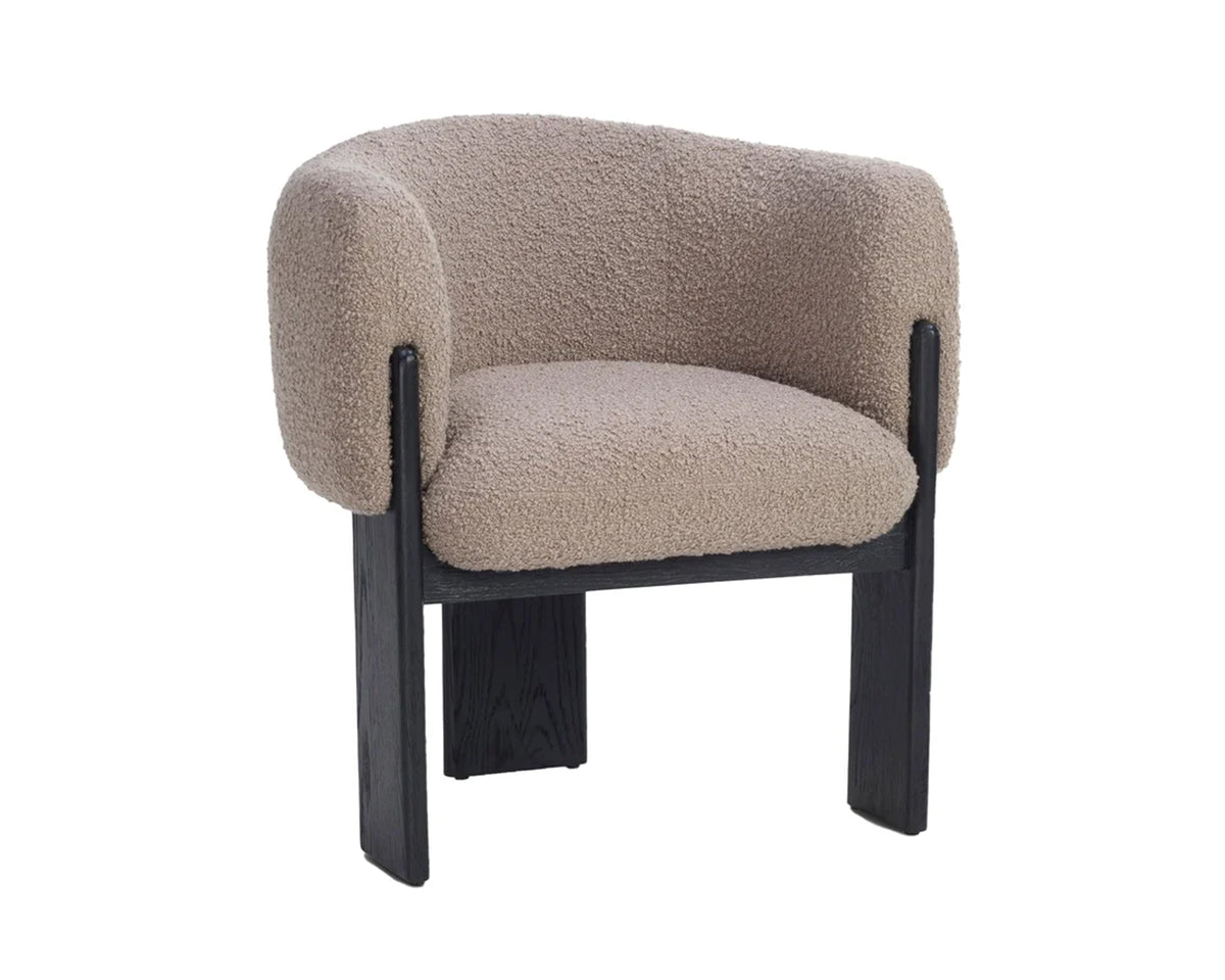 Lucca Dining Chair - Beverly Boucle Espresso