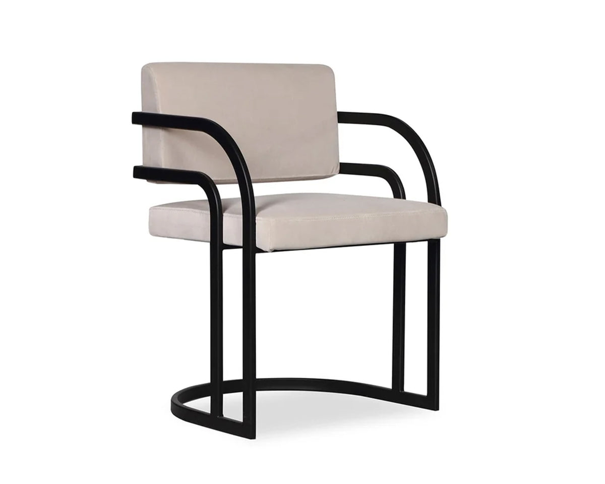 Dylan Dining Chair - Gainsborough Ash, Black