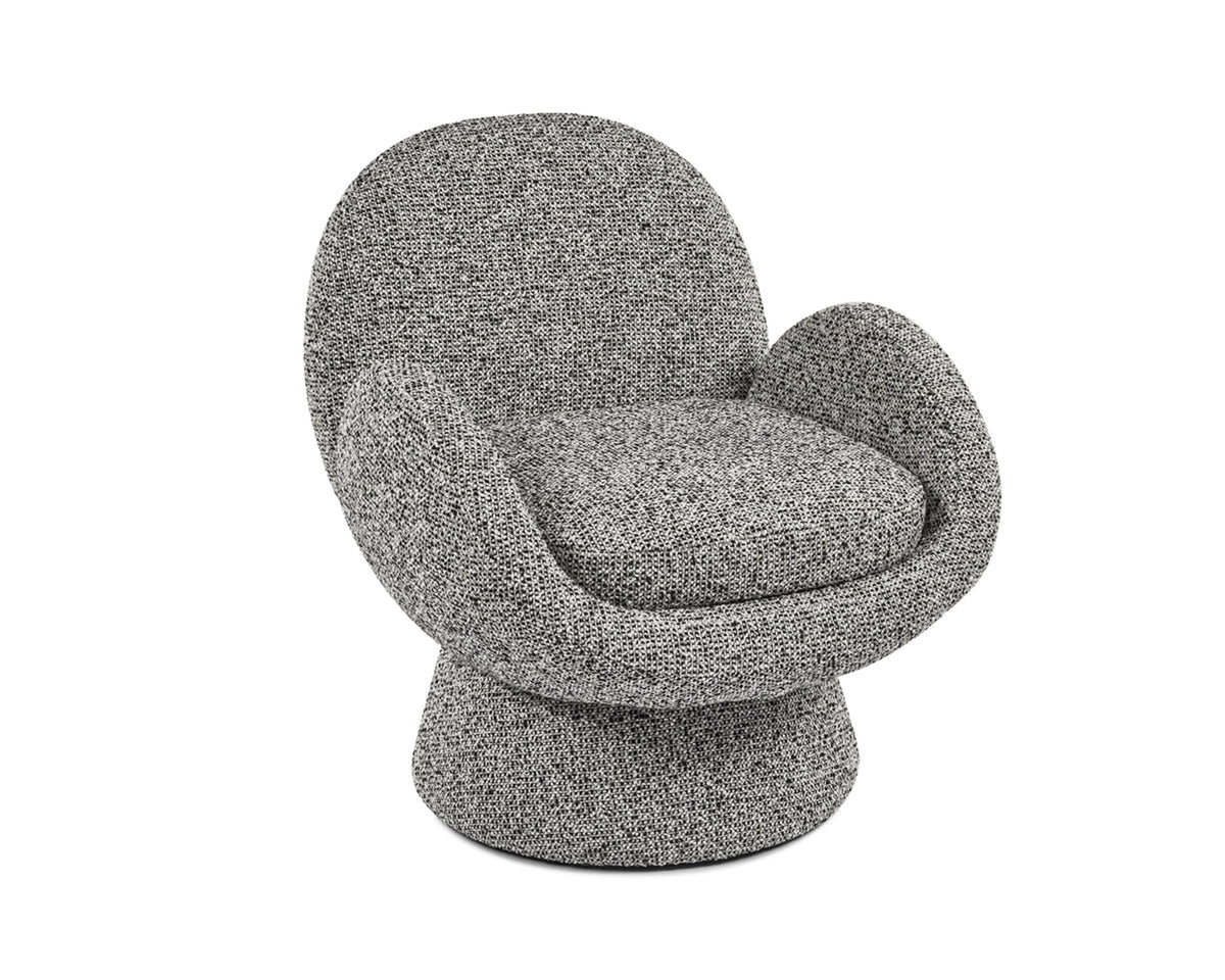 Arles Occasional Swivel Chair (Crib 5) - Dexter Sparkle Stone