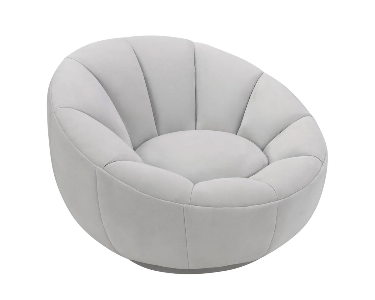 Paradise Swivel Chair - Toscana Misty Velvet