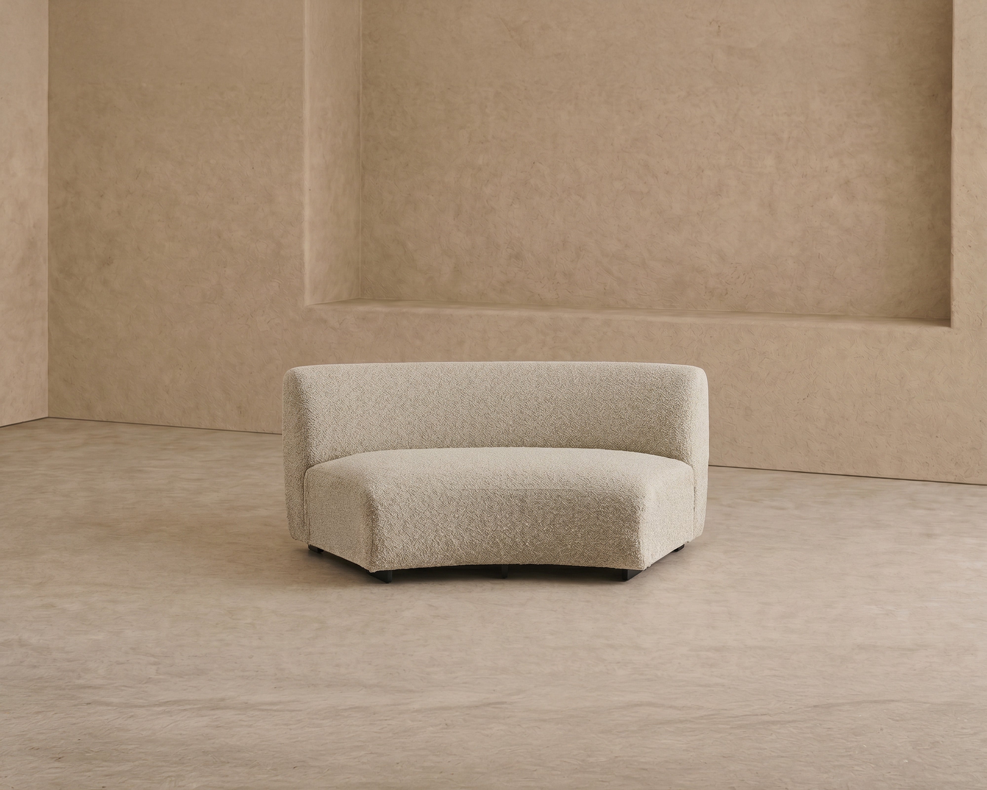 Erin Modular Sofa Middle - Capela Sand/ Black