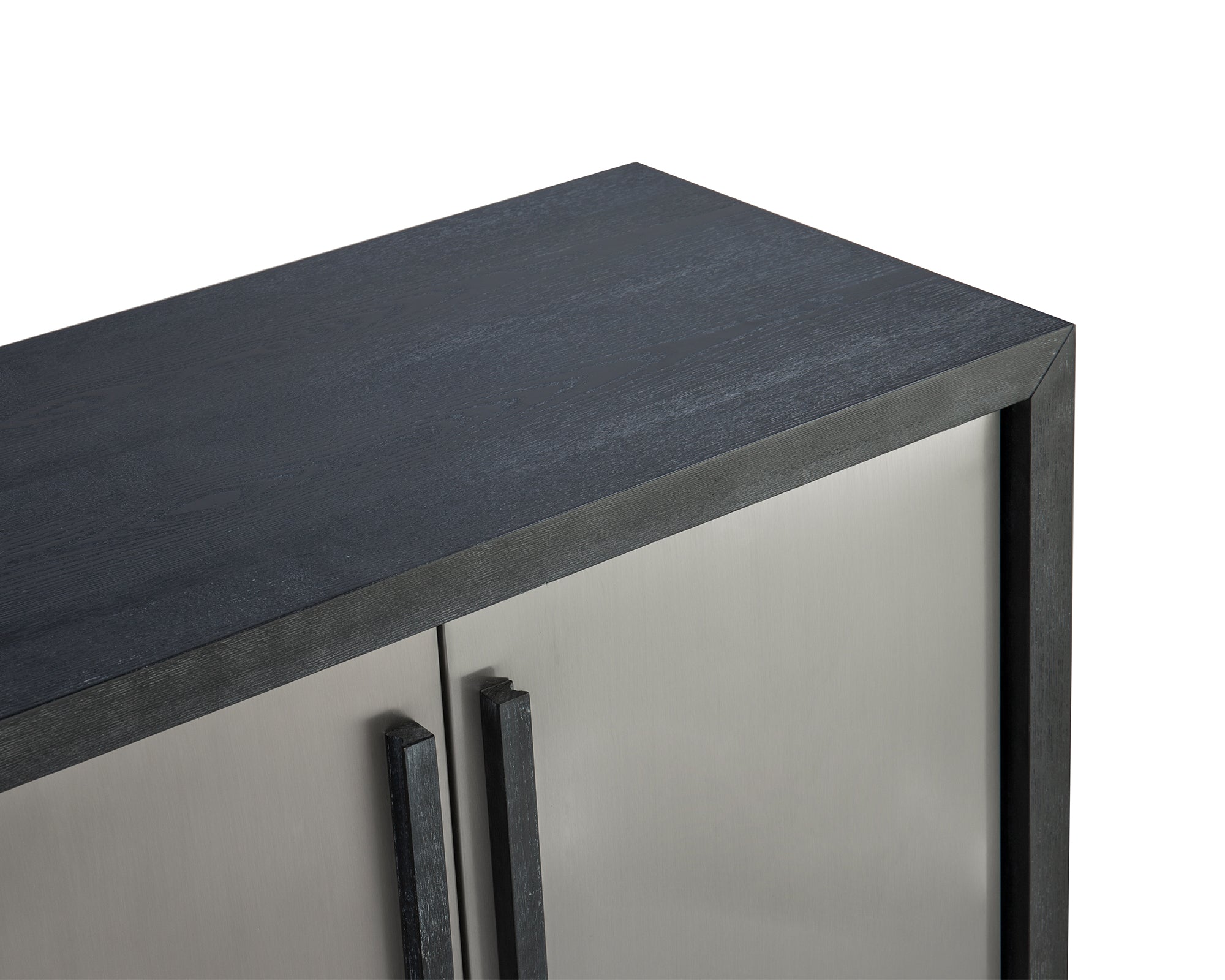 Camden Sideboard - Ebony Ash Stainless Steel