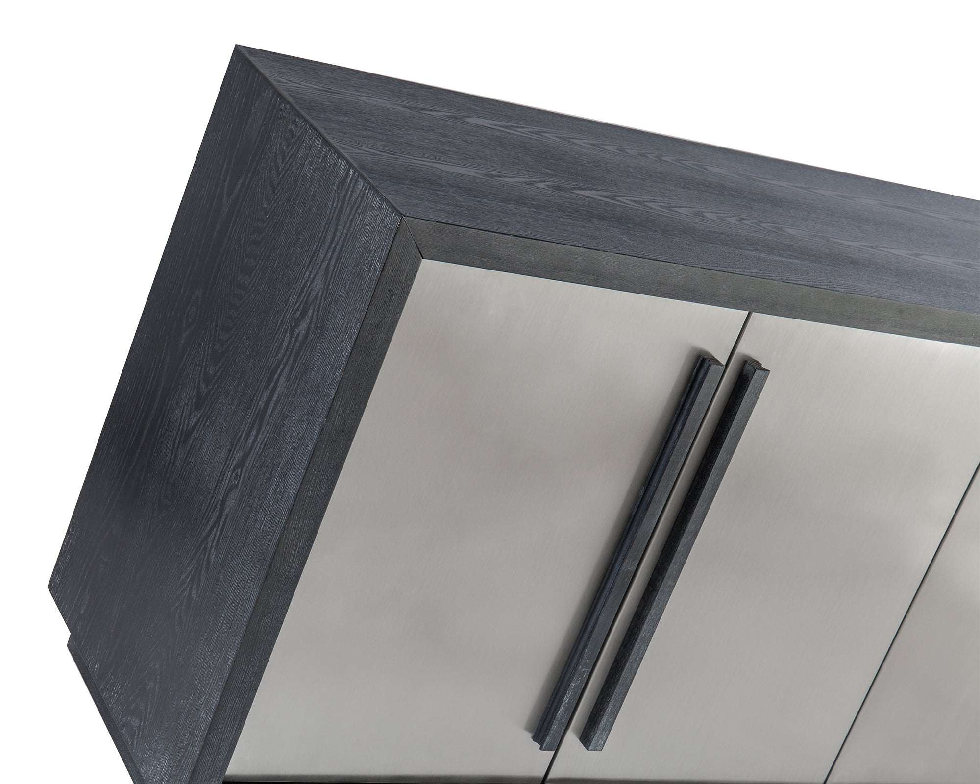 Camden Sideboard - Ebony Ash Stainless Steel