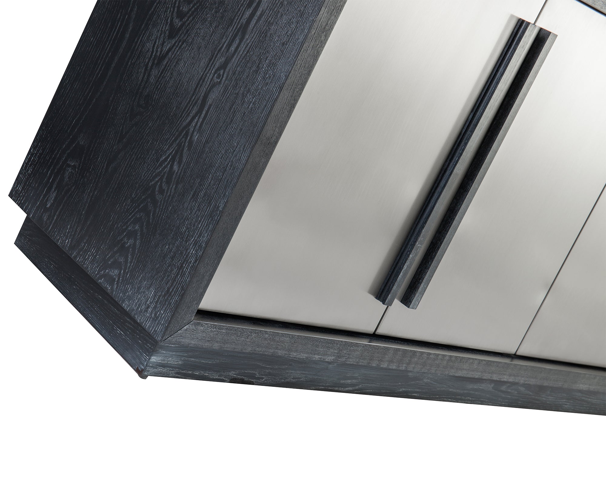 Camden Sideboard - Ebony Ash Stainless Steel
