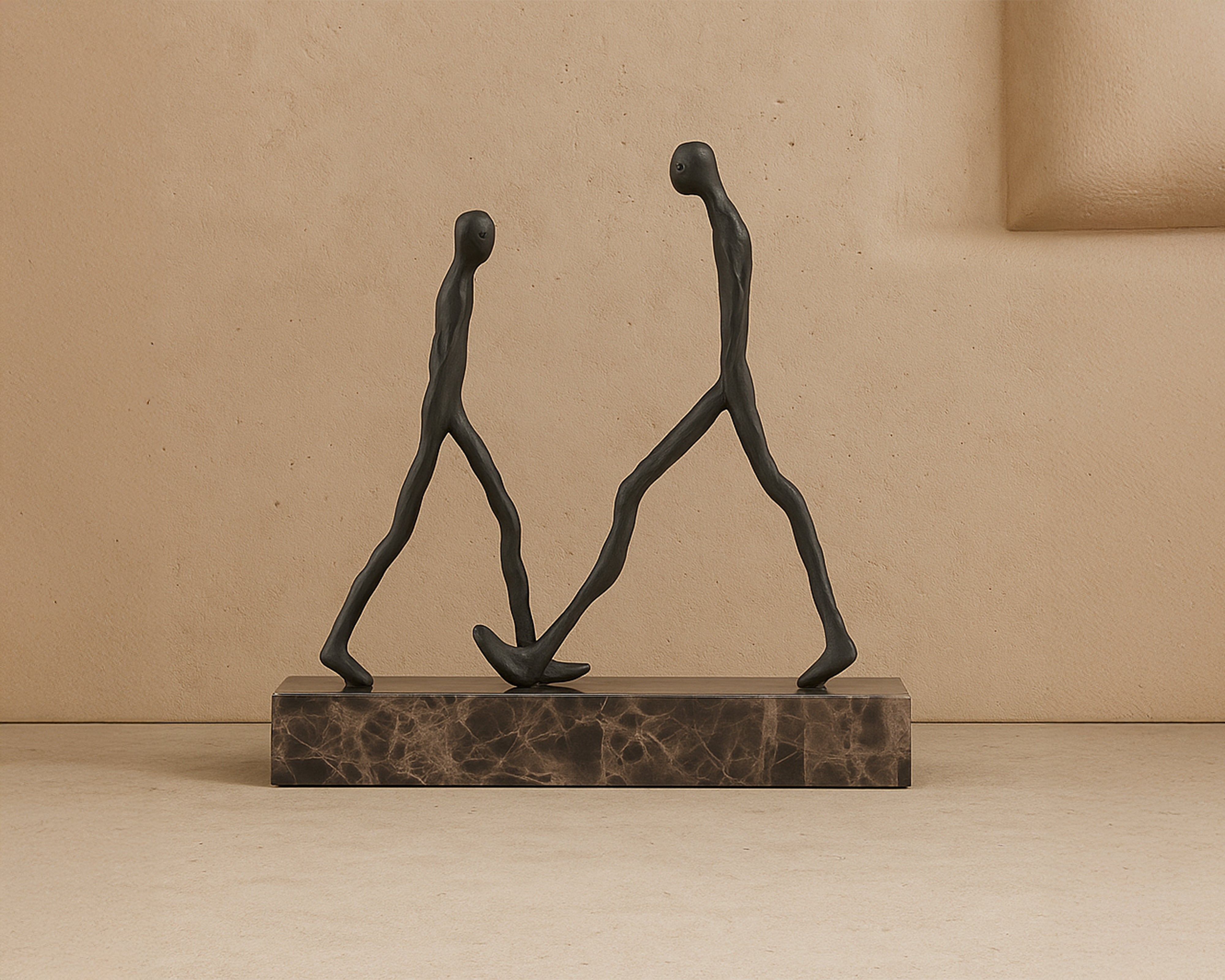 Synaxis Sculpture - Dark Bronze/Marble