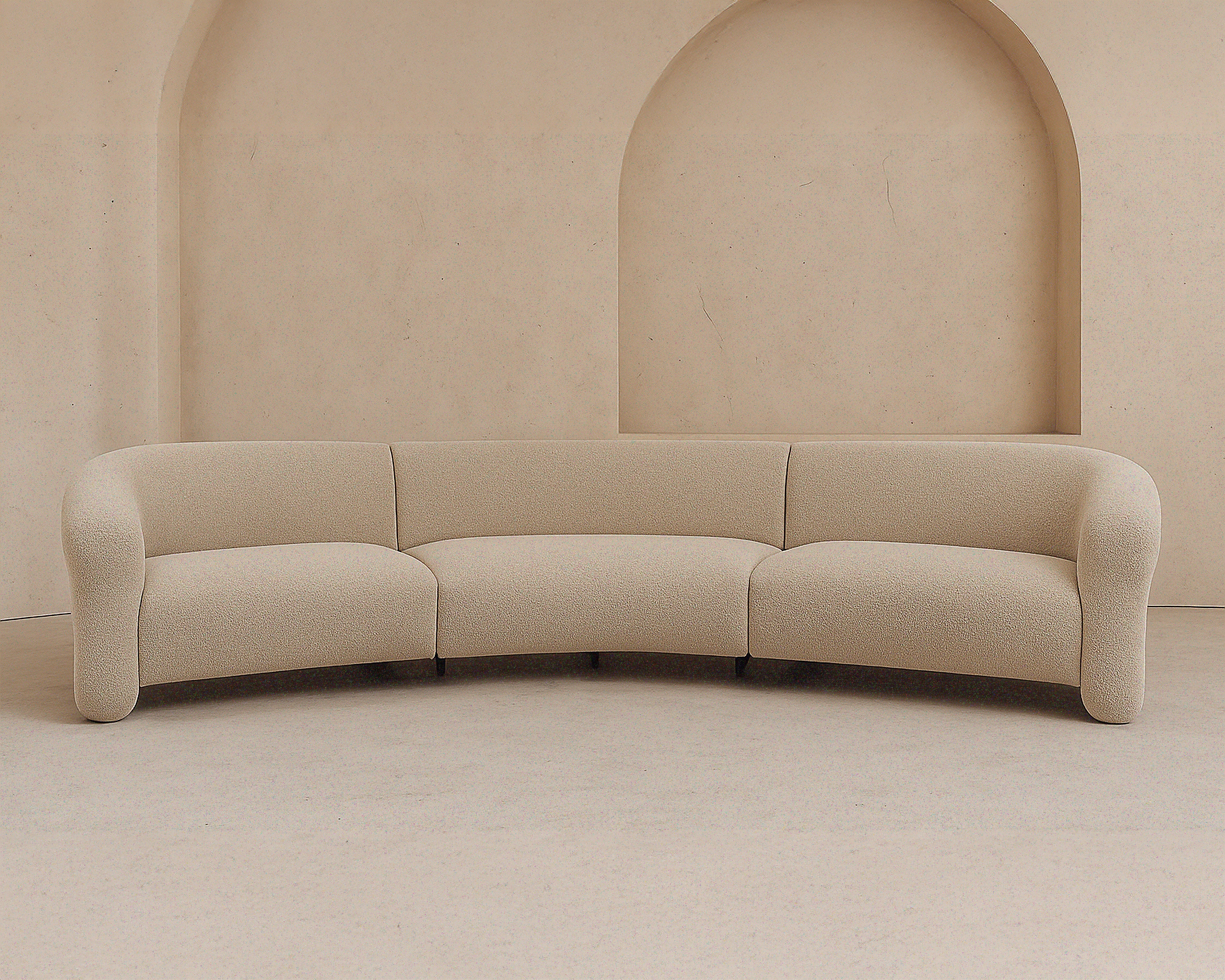 Erin Modular Sofa - Capela Sand/Black