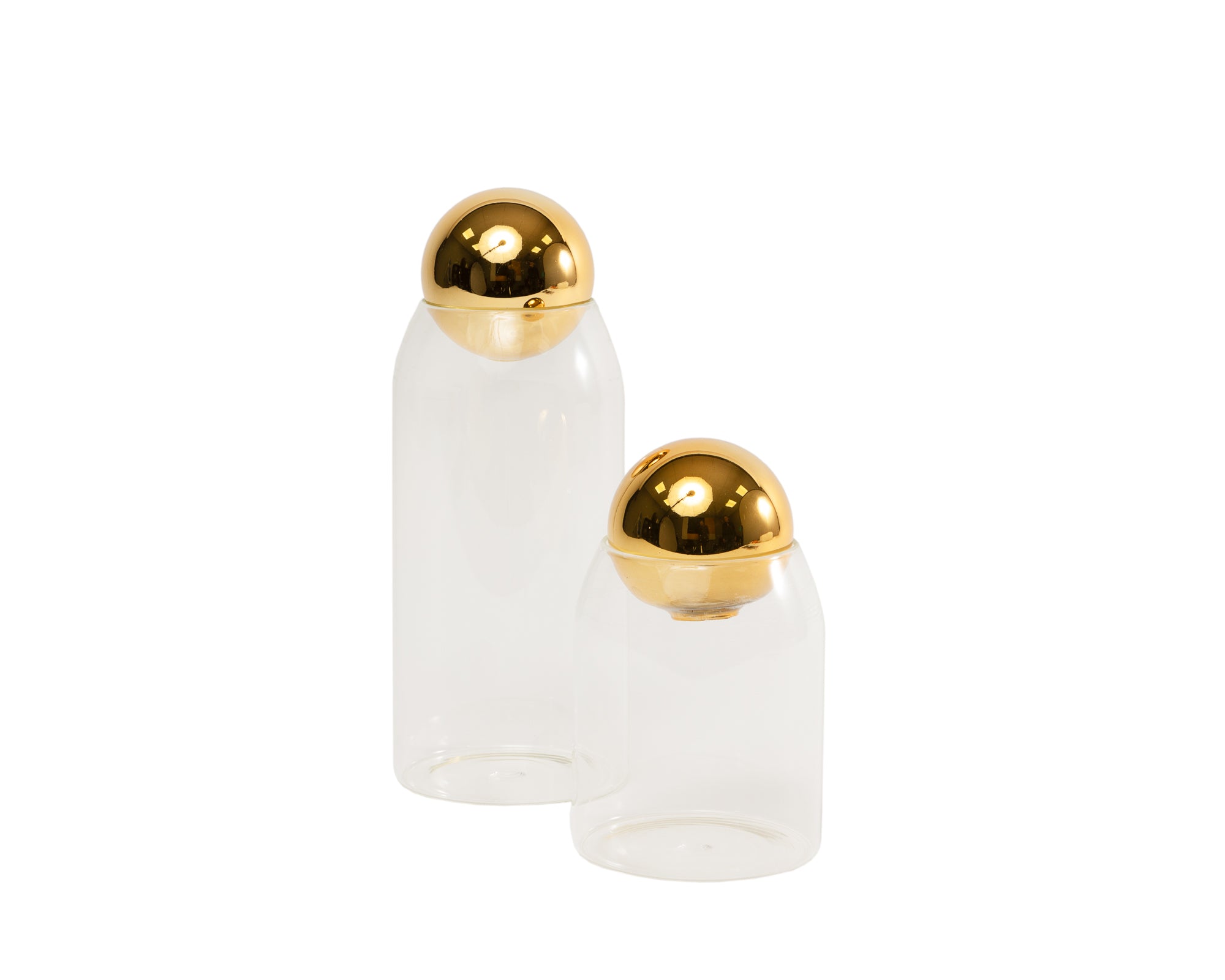 Continuum Large Vase - Glass/Gold