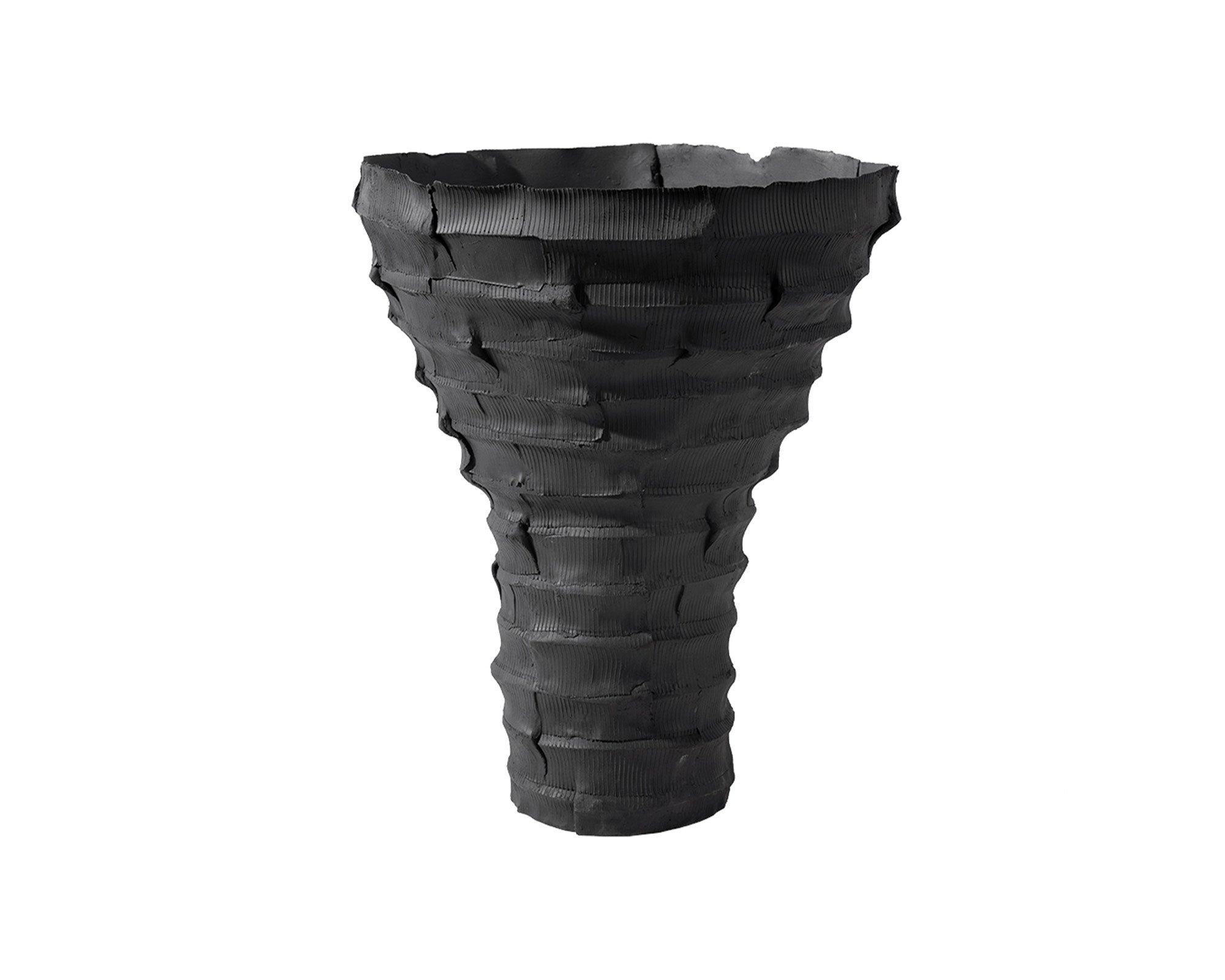 Dione Vase - Black Ceramic