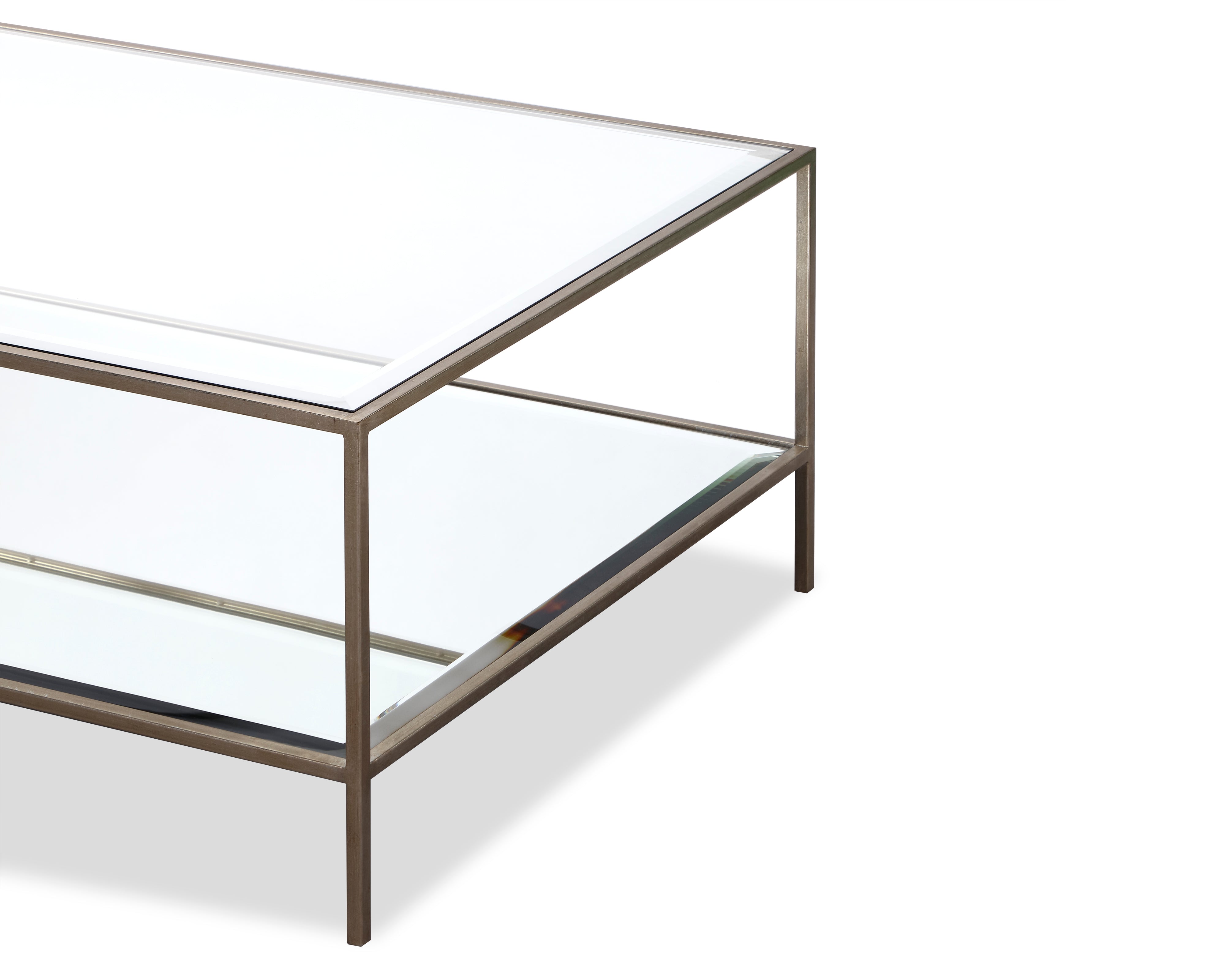 Oliver Coffee Table - Antique Silver