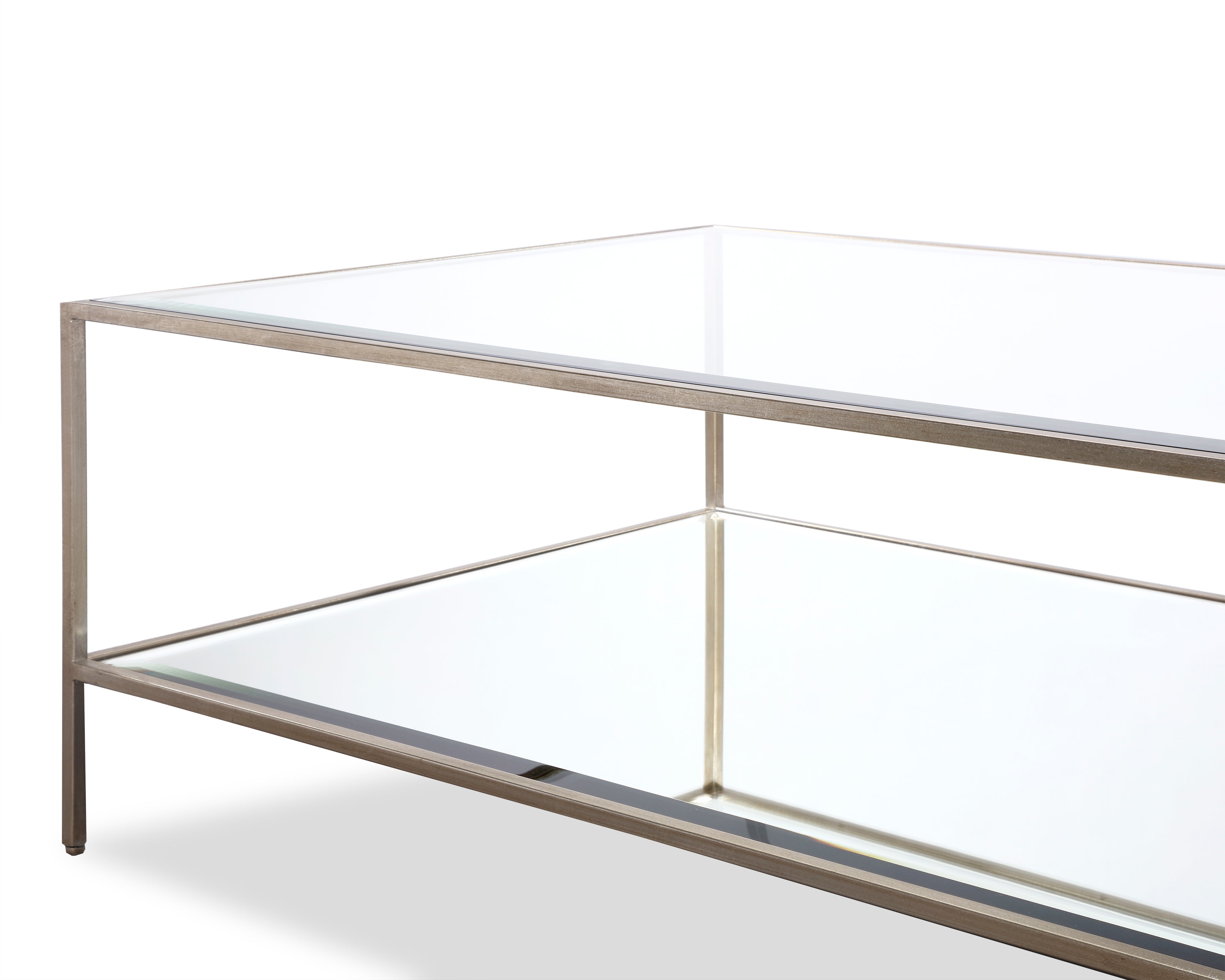Oliver Coffee Table - Antique Silver