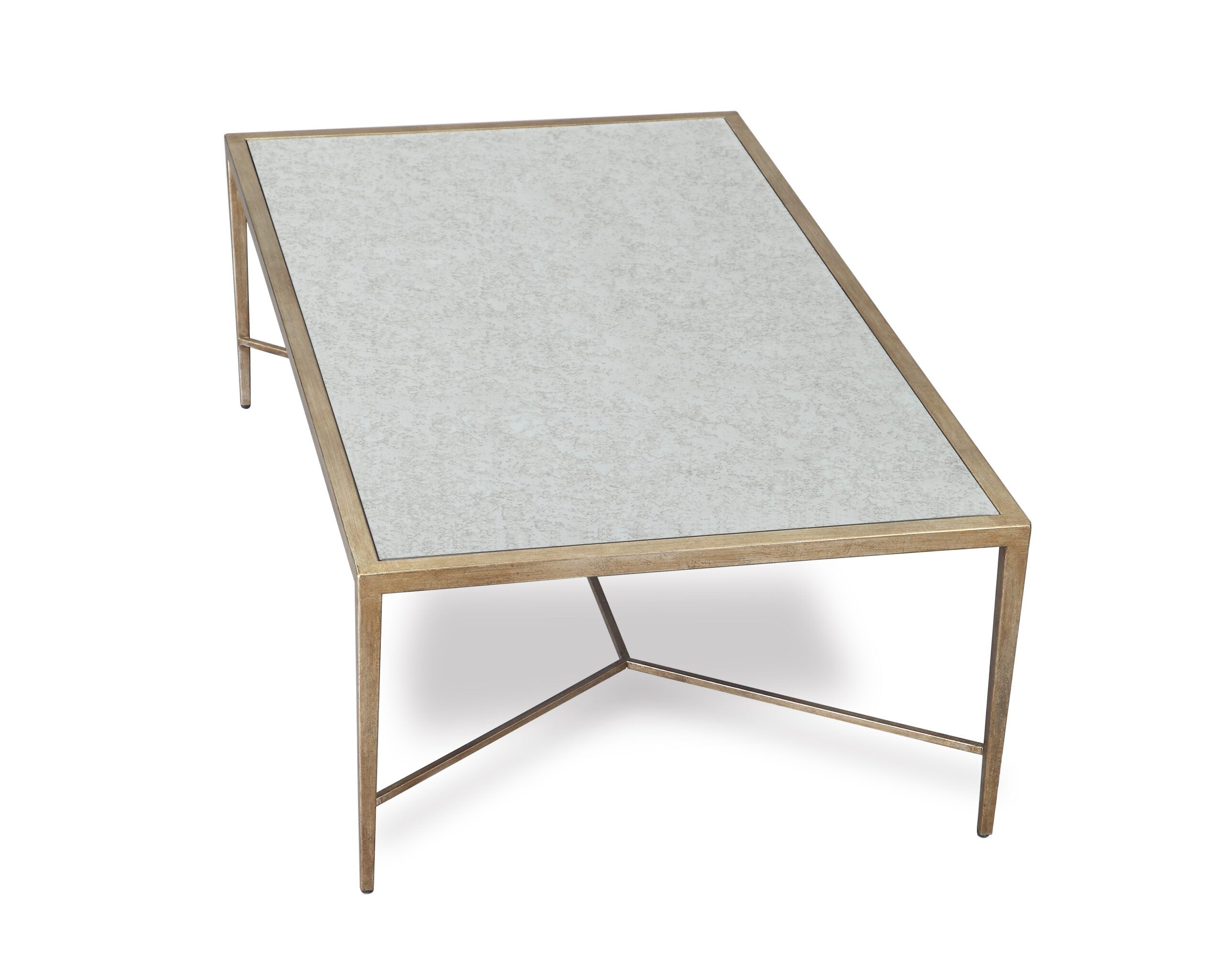 Tarah Coffee Table - Antique Silver Mirror