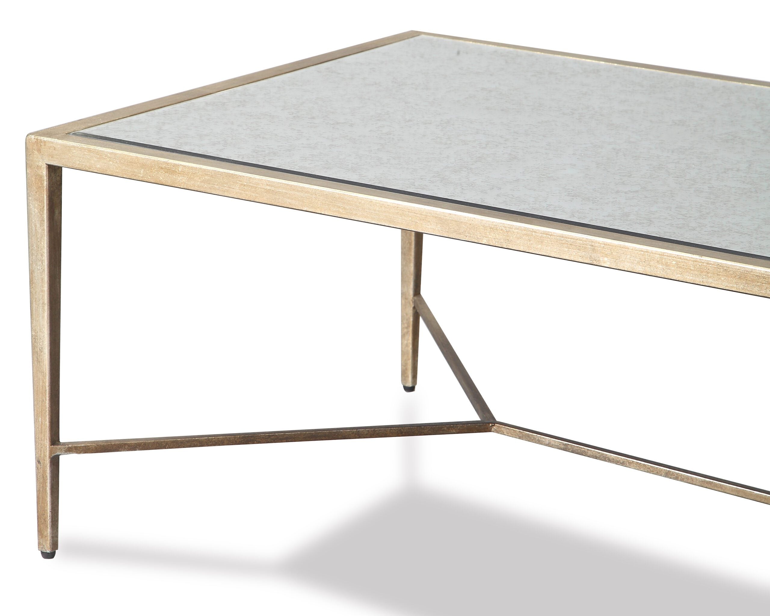 Tarah Coffee Table - Antique Silver Mirror