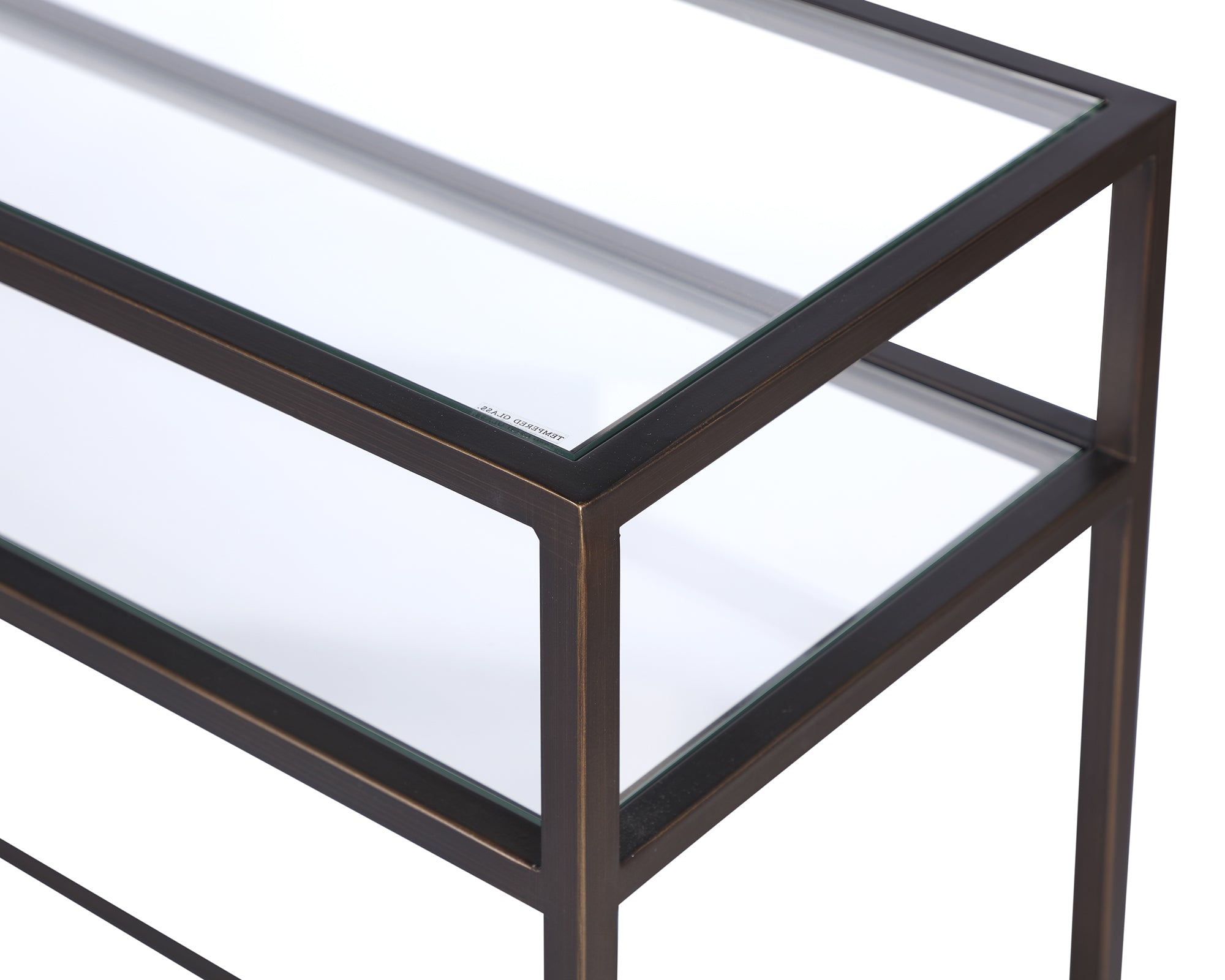 Oliver Console Table - Antique Bronze