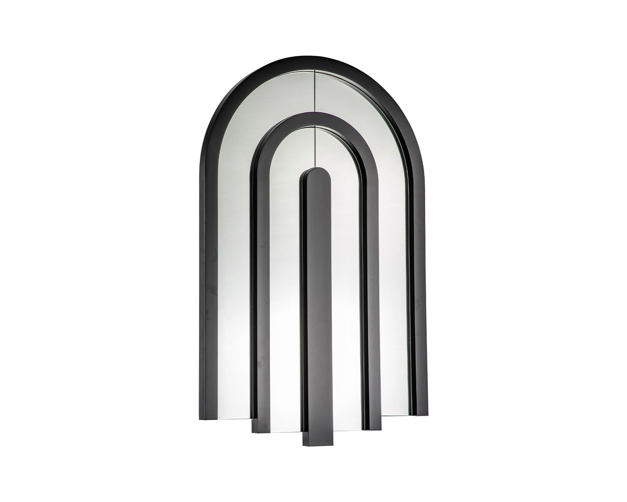 Cobra Mirror - Matt Black Wood