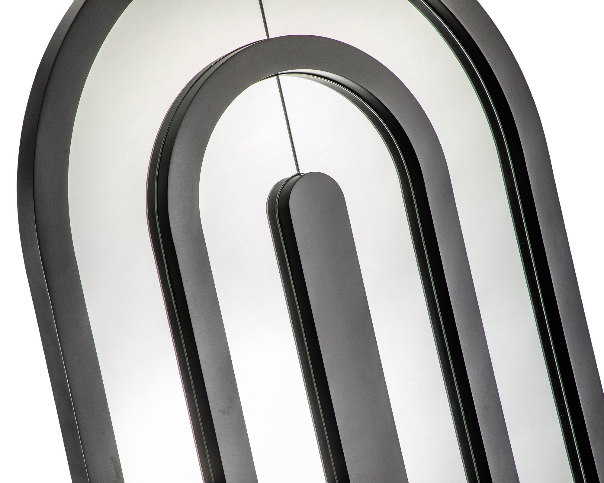 Cobra Mirror - Matt Black Wood