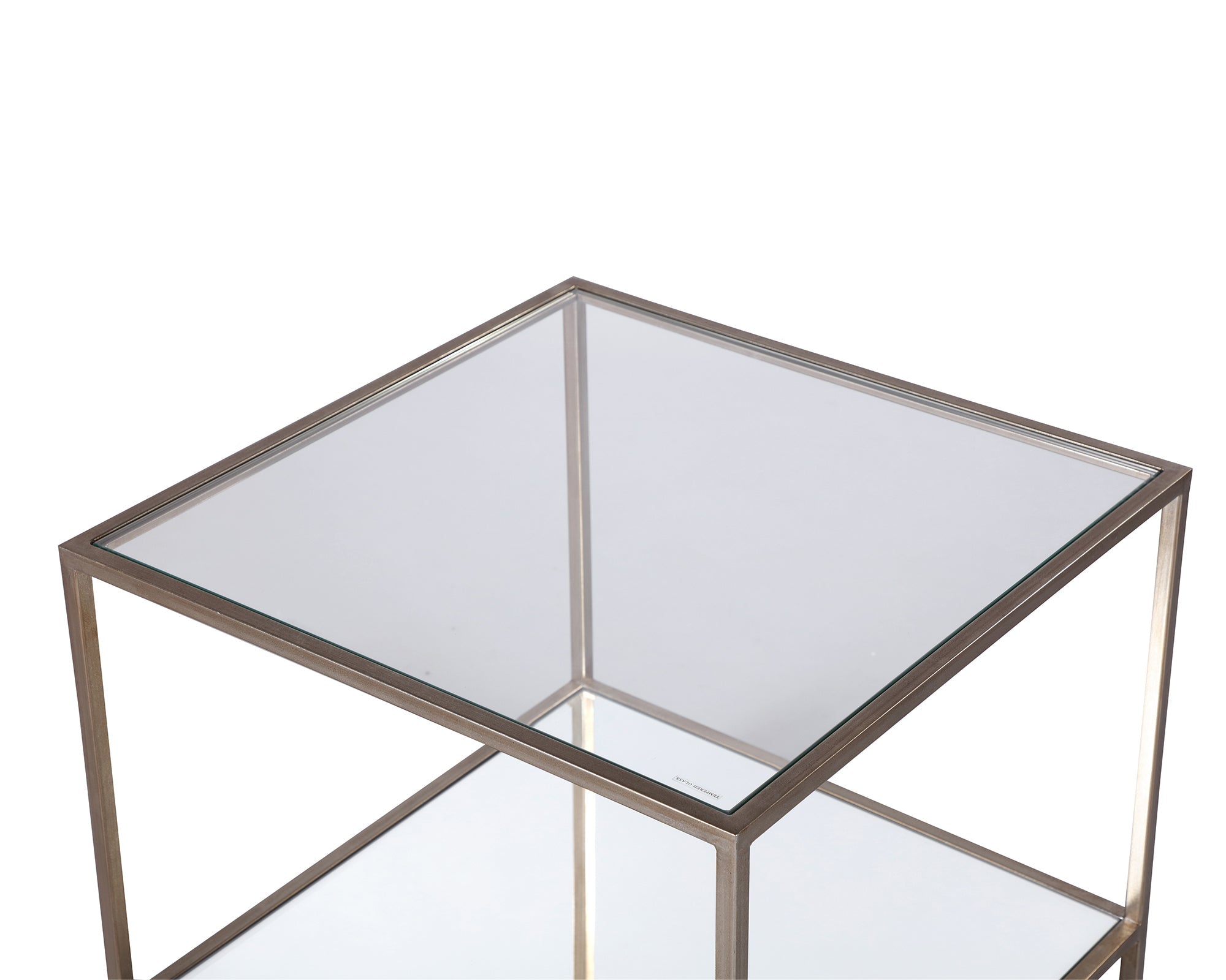 Oliver Side Table - Antique Silver