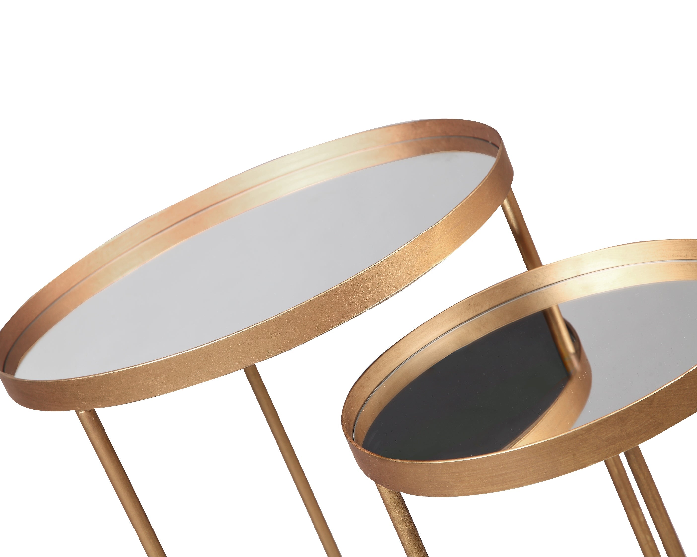 Song Side Tables - Antique Gold