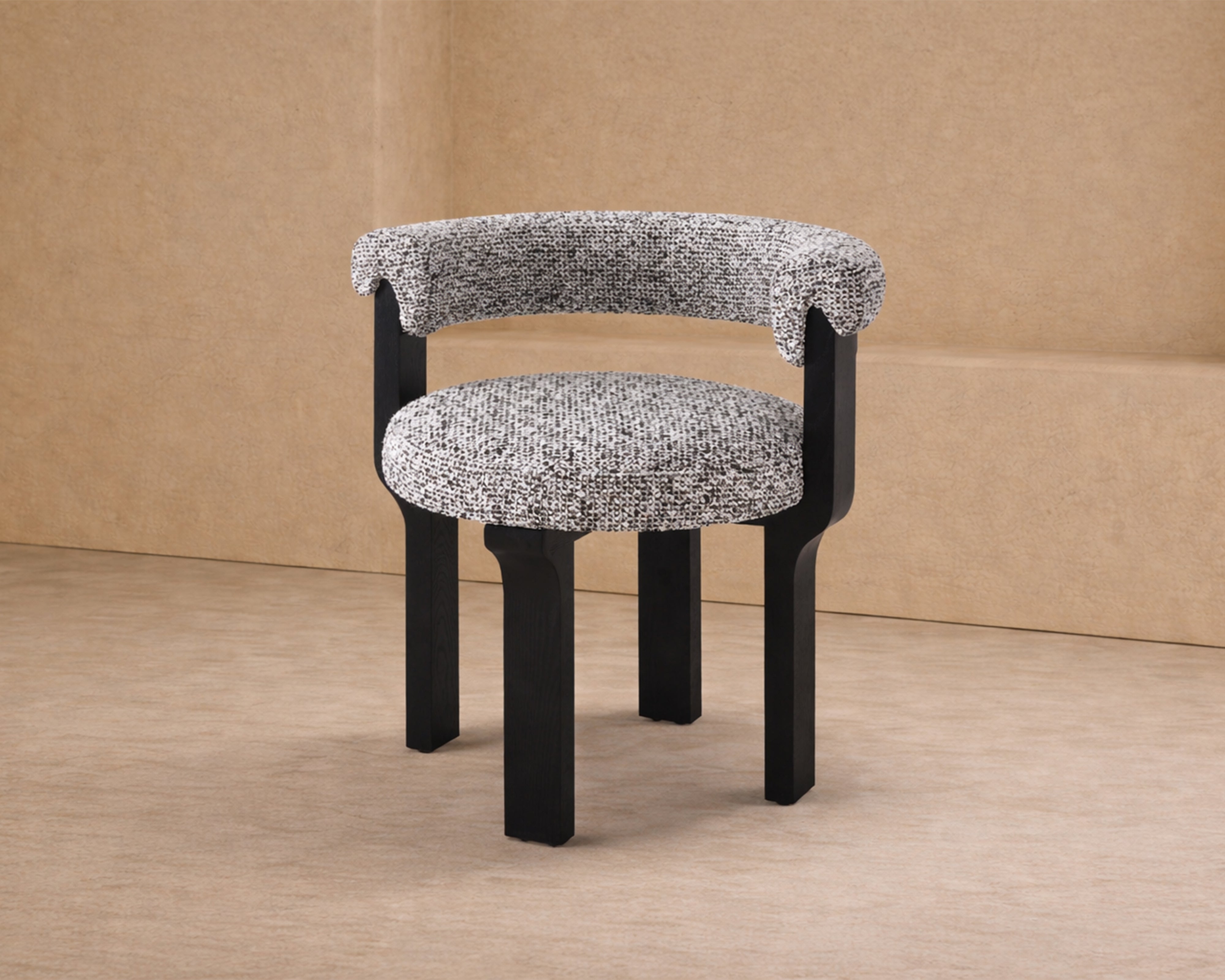 Elba Dining Chair (Crib 5) - Dexter Sparkle Stone