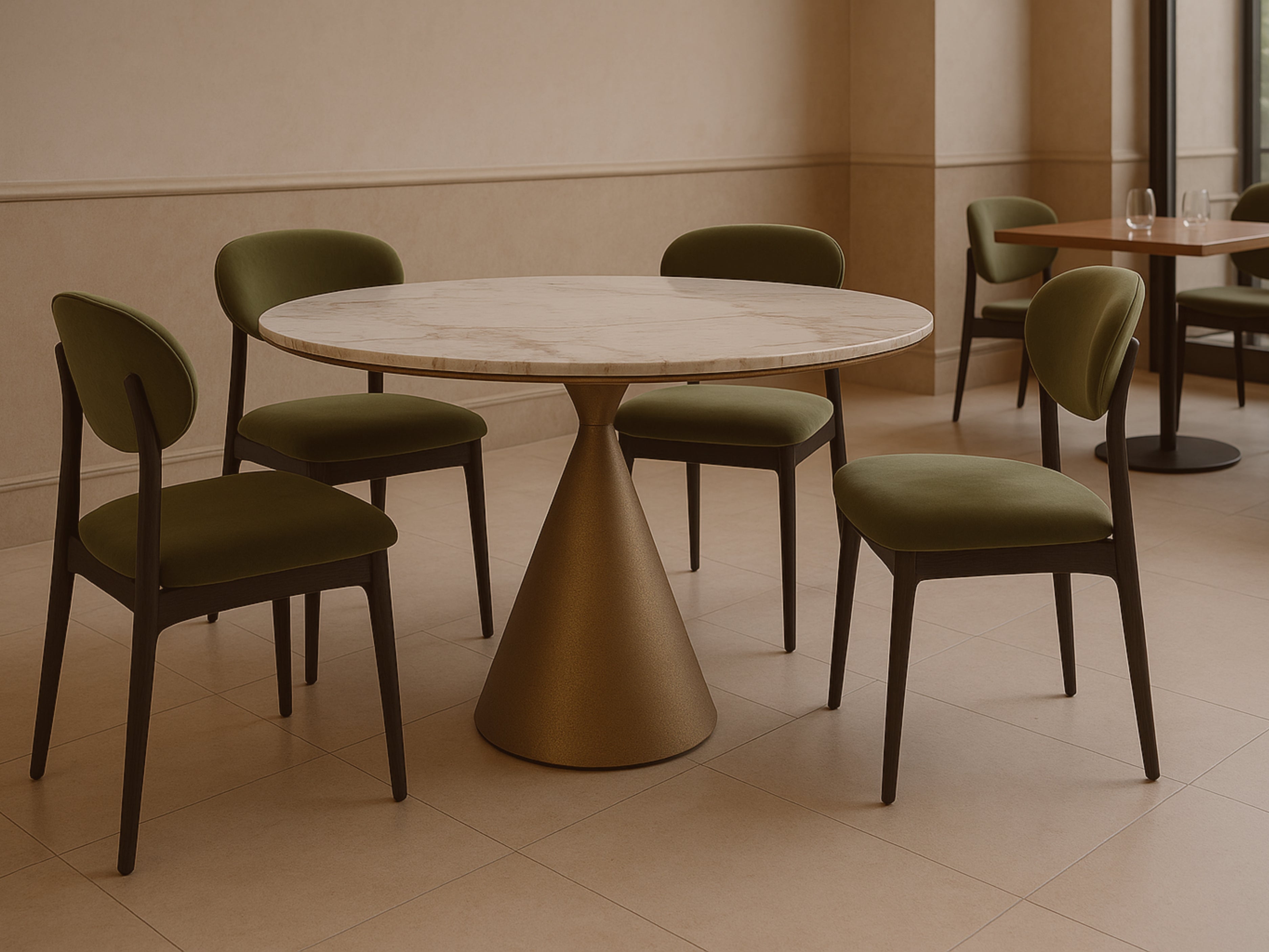 Maja Dining Chair - Melbourne Olive