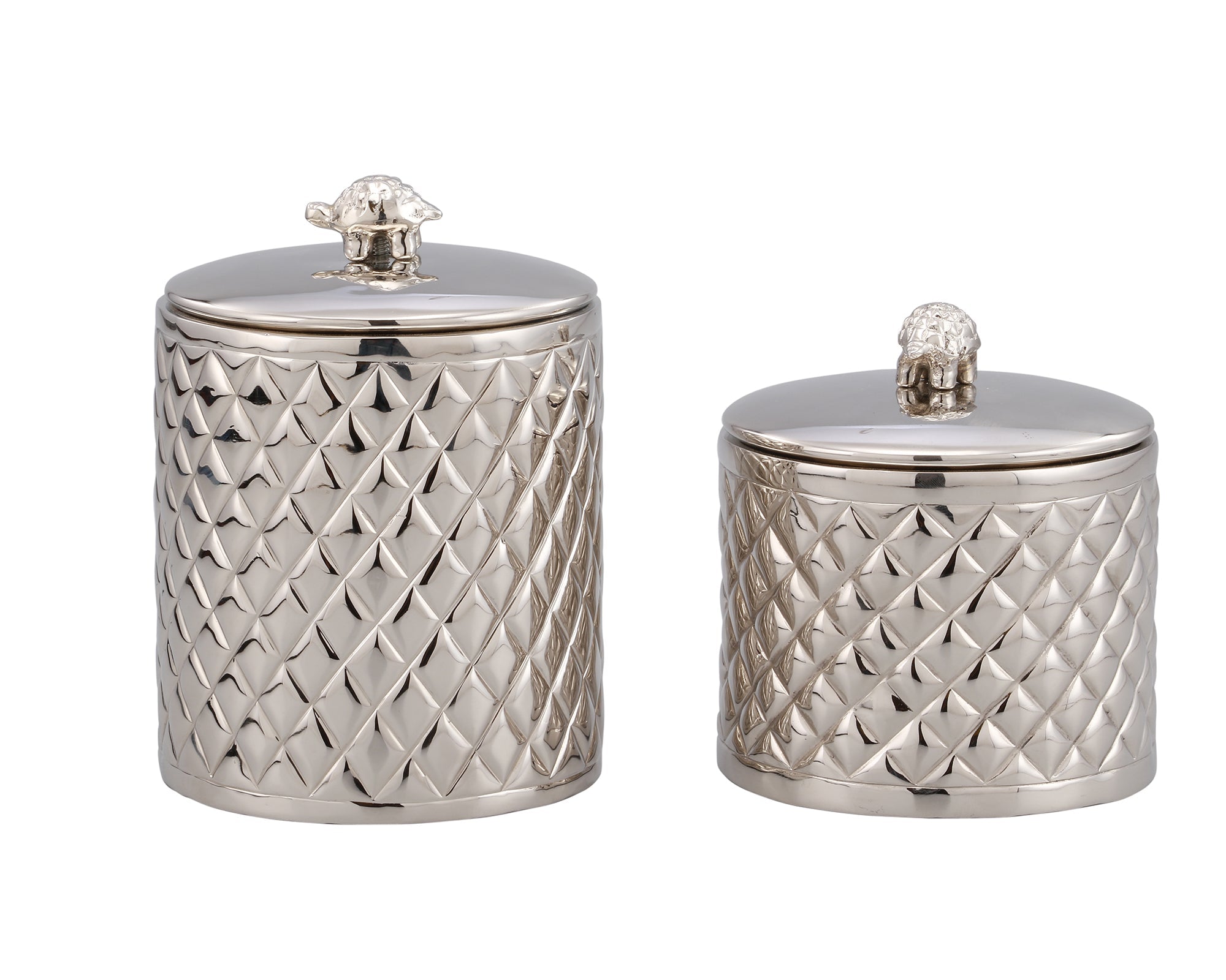Turtle Box (Large) - Polished Nickel