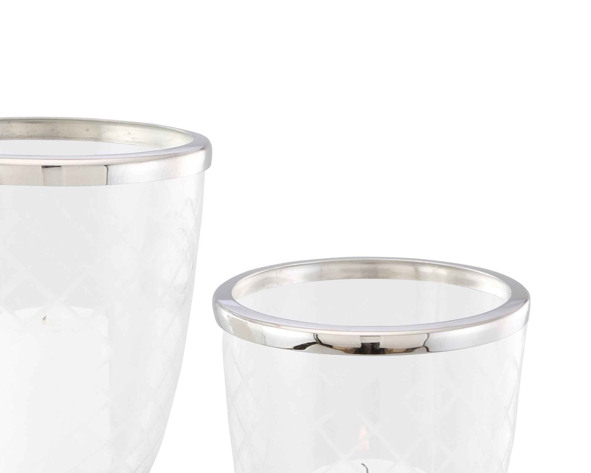 Baluster Candle Holder (Set of 2) - Nickel