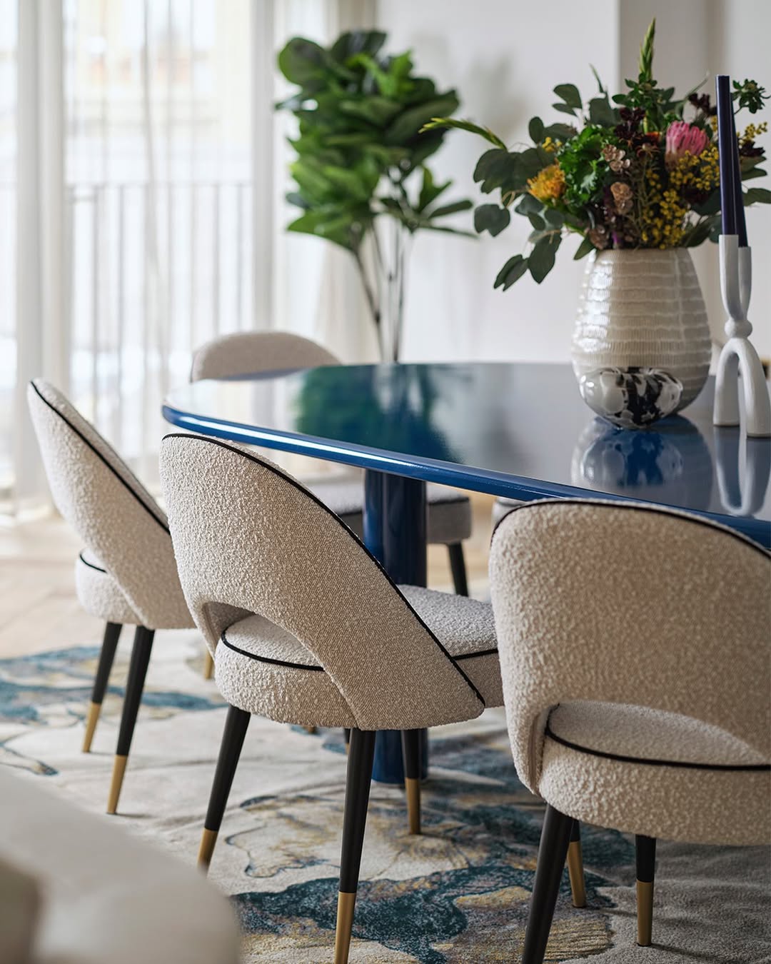 Yves Dining Chair (set of 2) - Boucle Sand