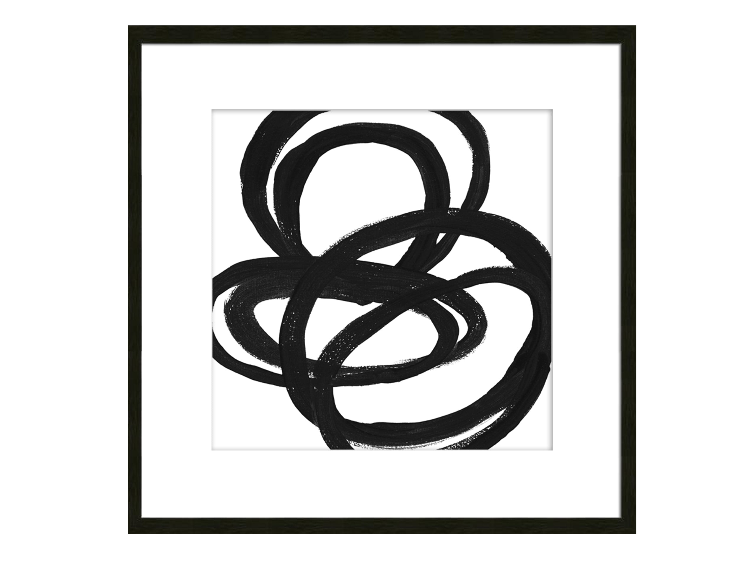 Coils II Print - Black and White