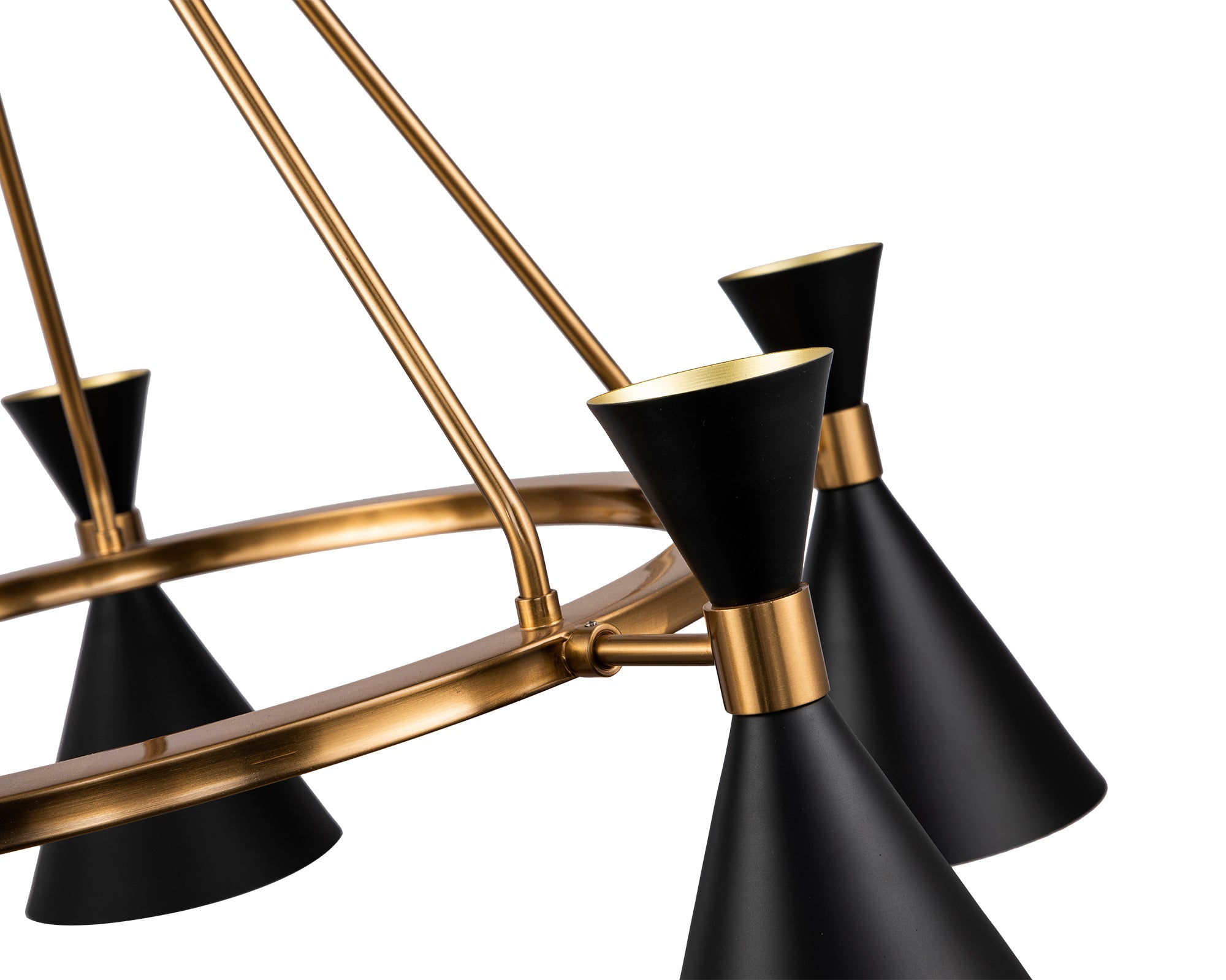 Kensington Pendant Lamp - Black Antique Blass