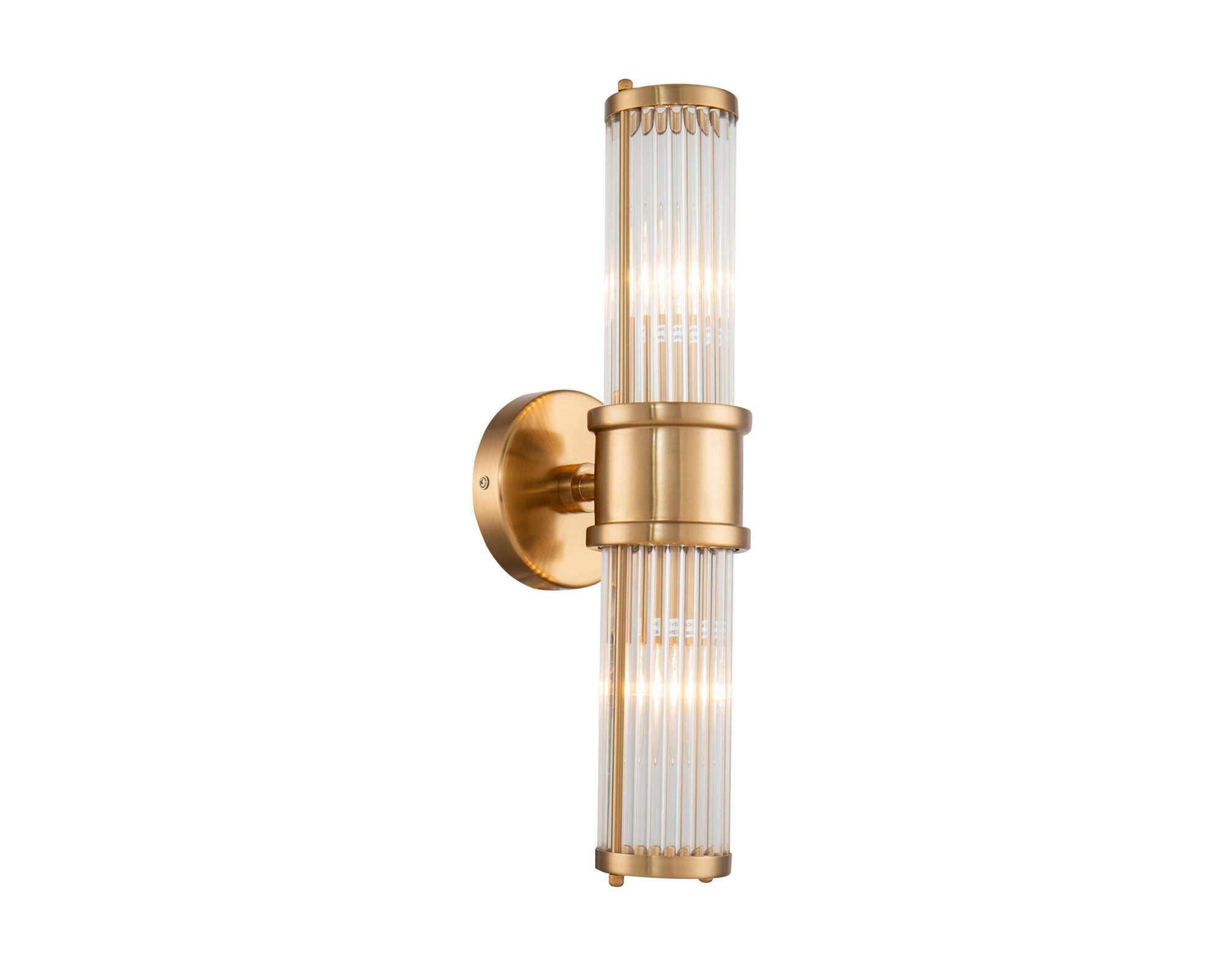 Preston Wall Light - Antique Brass Finish, Glass