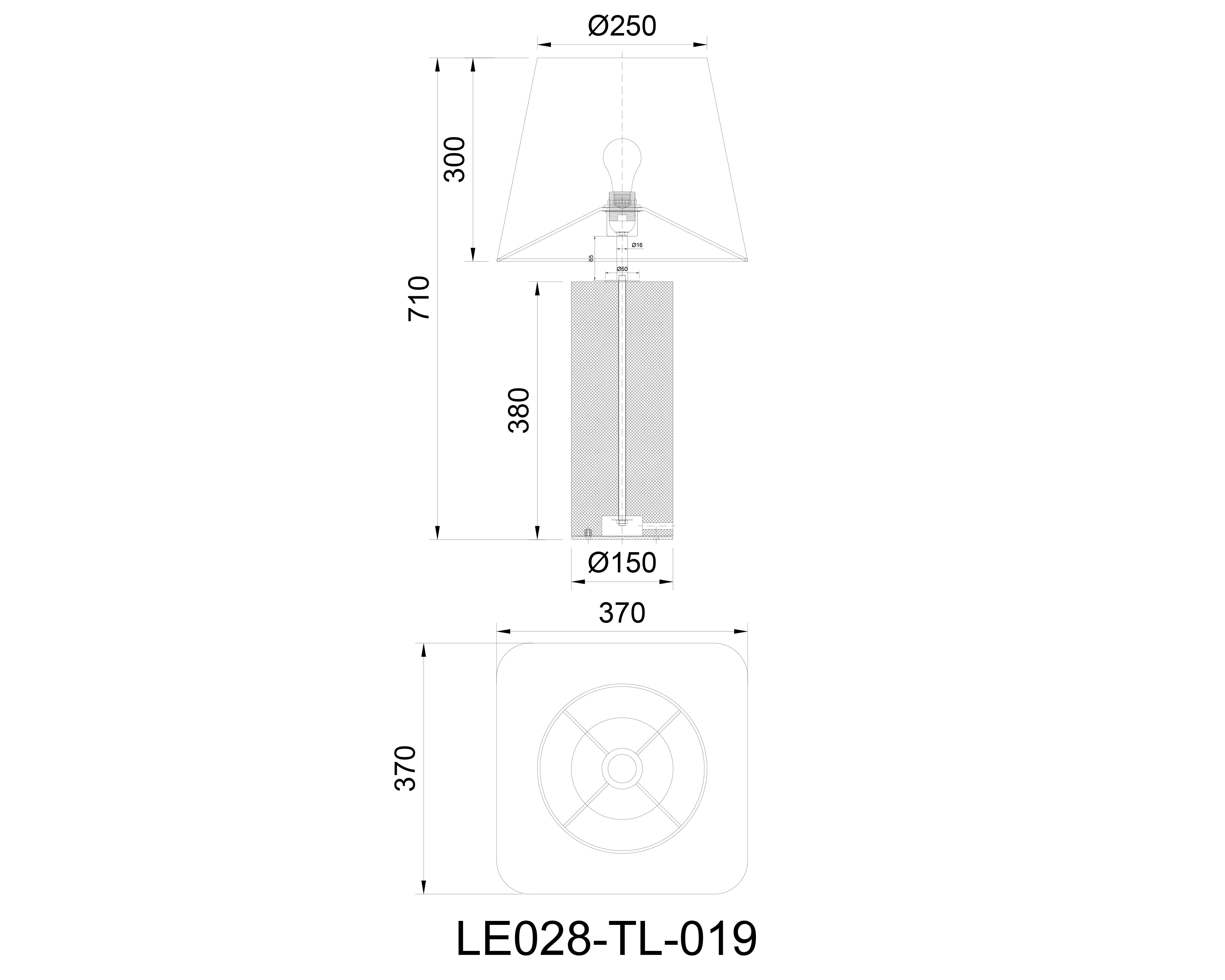 Corina Table Lamp - Travertine Marble and Beige Linen Shade