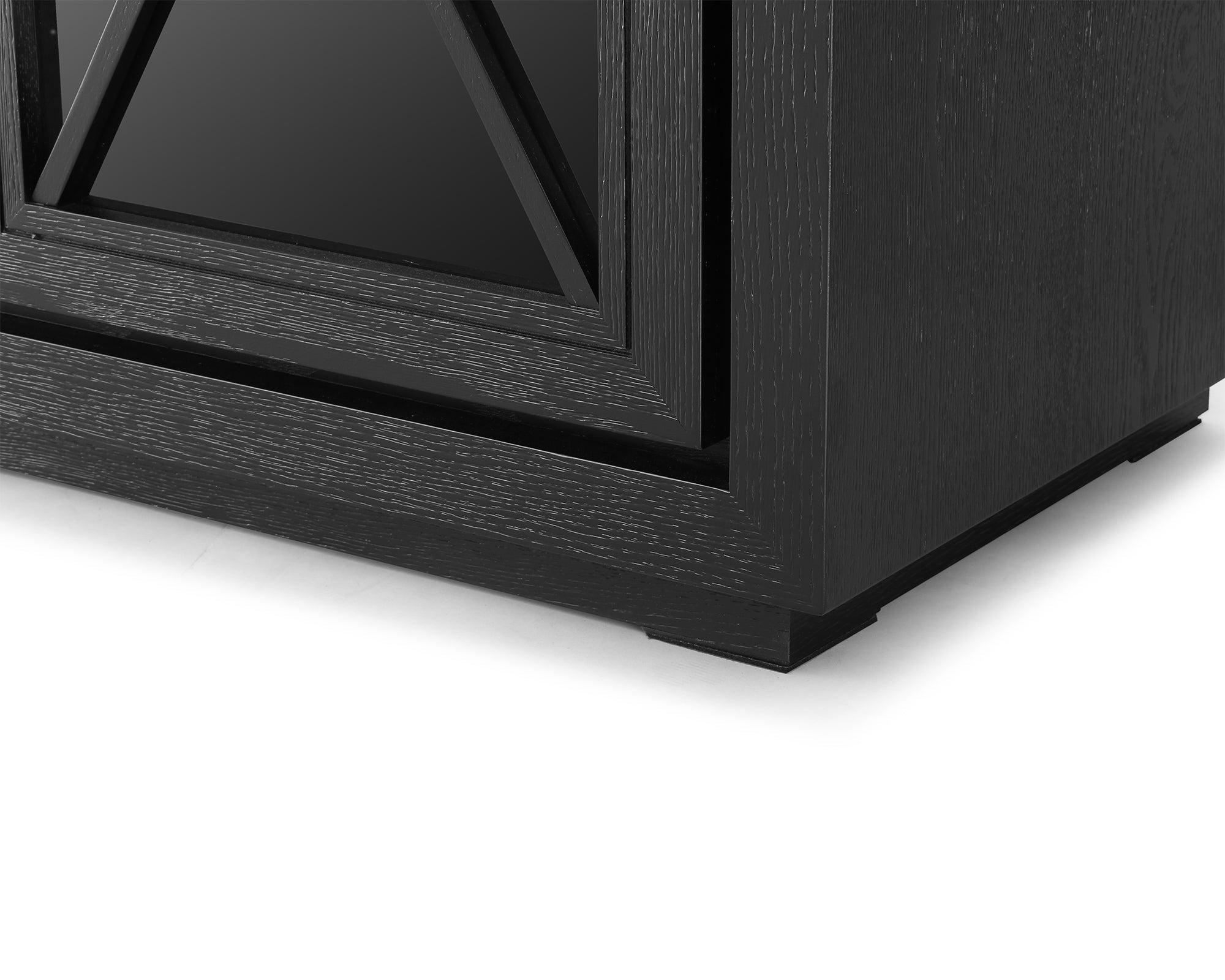 York Sideboard - Oak Veneer and Glass