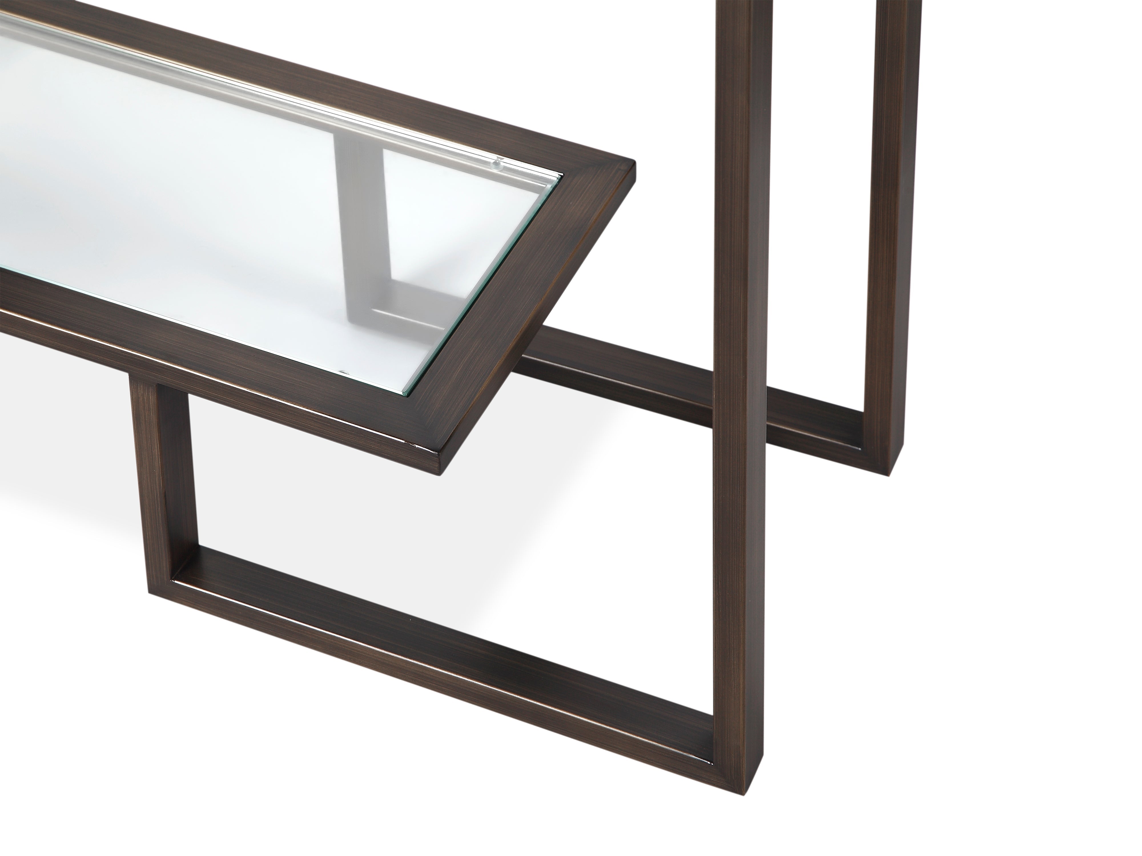 Mayfair Console Table - Hairline Antique Bronze