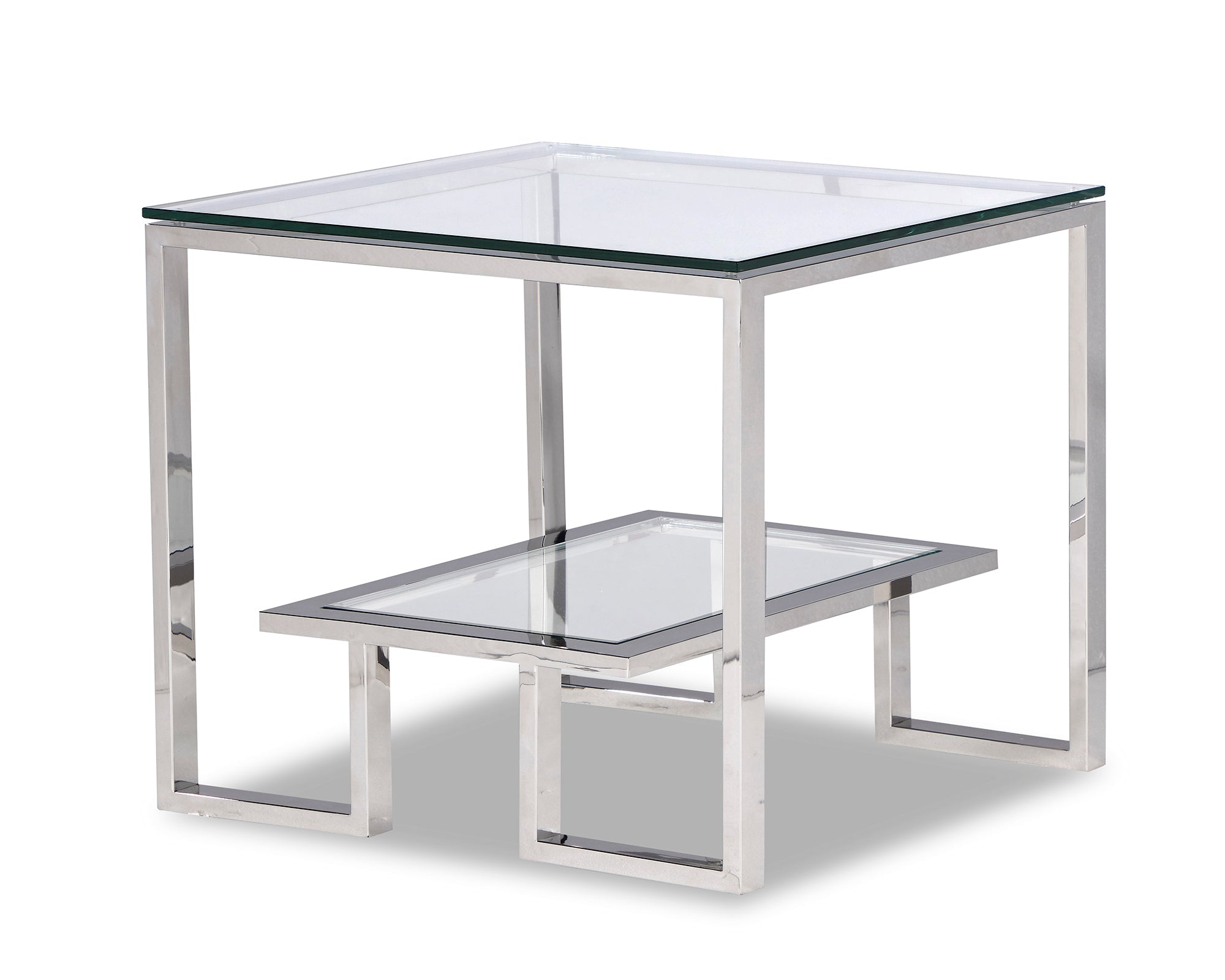 Mayfair Side Table - Stainless Steel