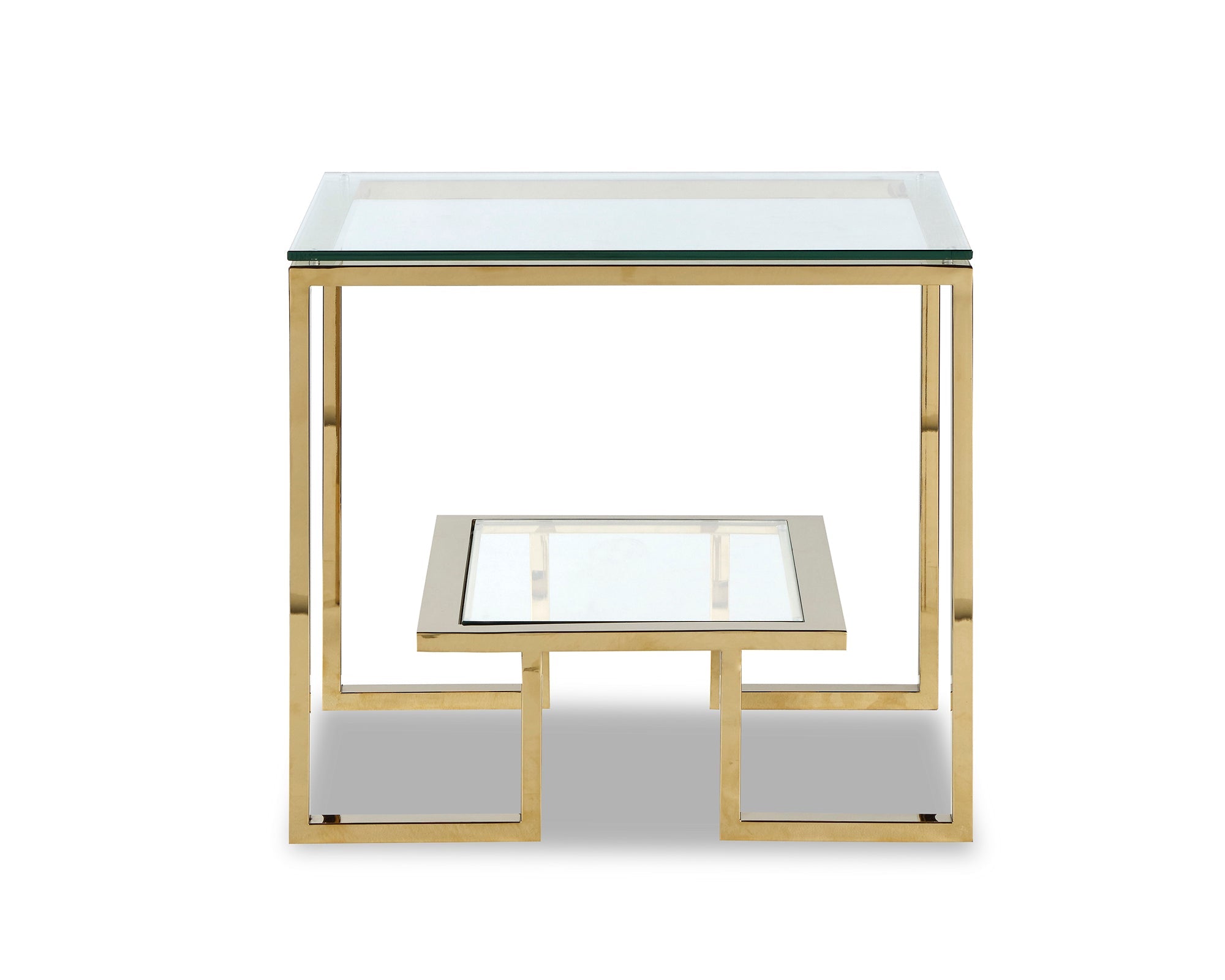 Mayfair Side Table - Polished Brass