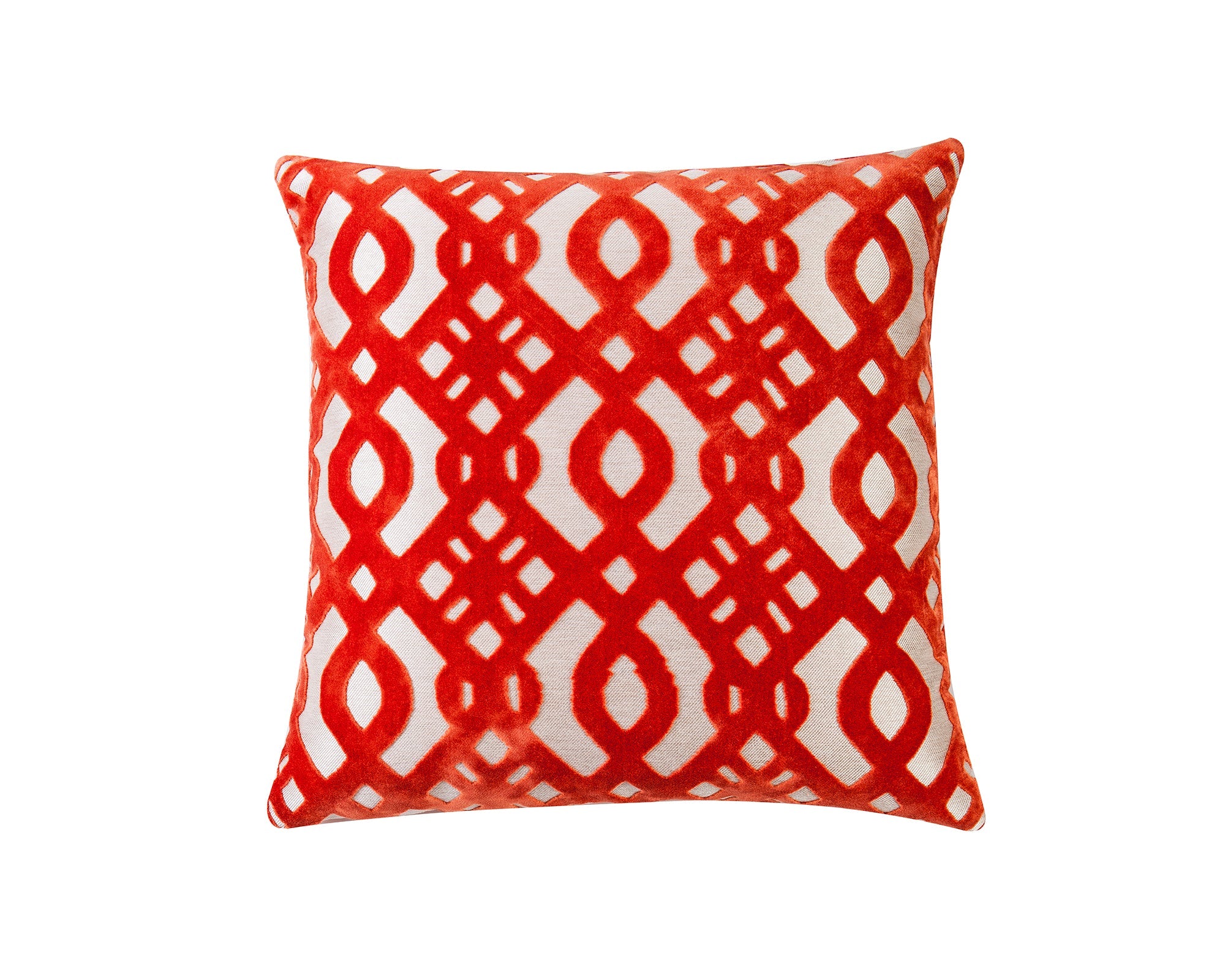 Palmbeach Pillow - Orange and White