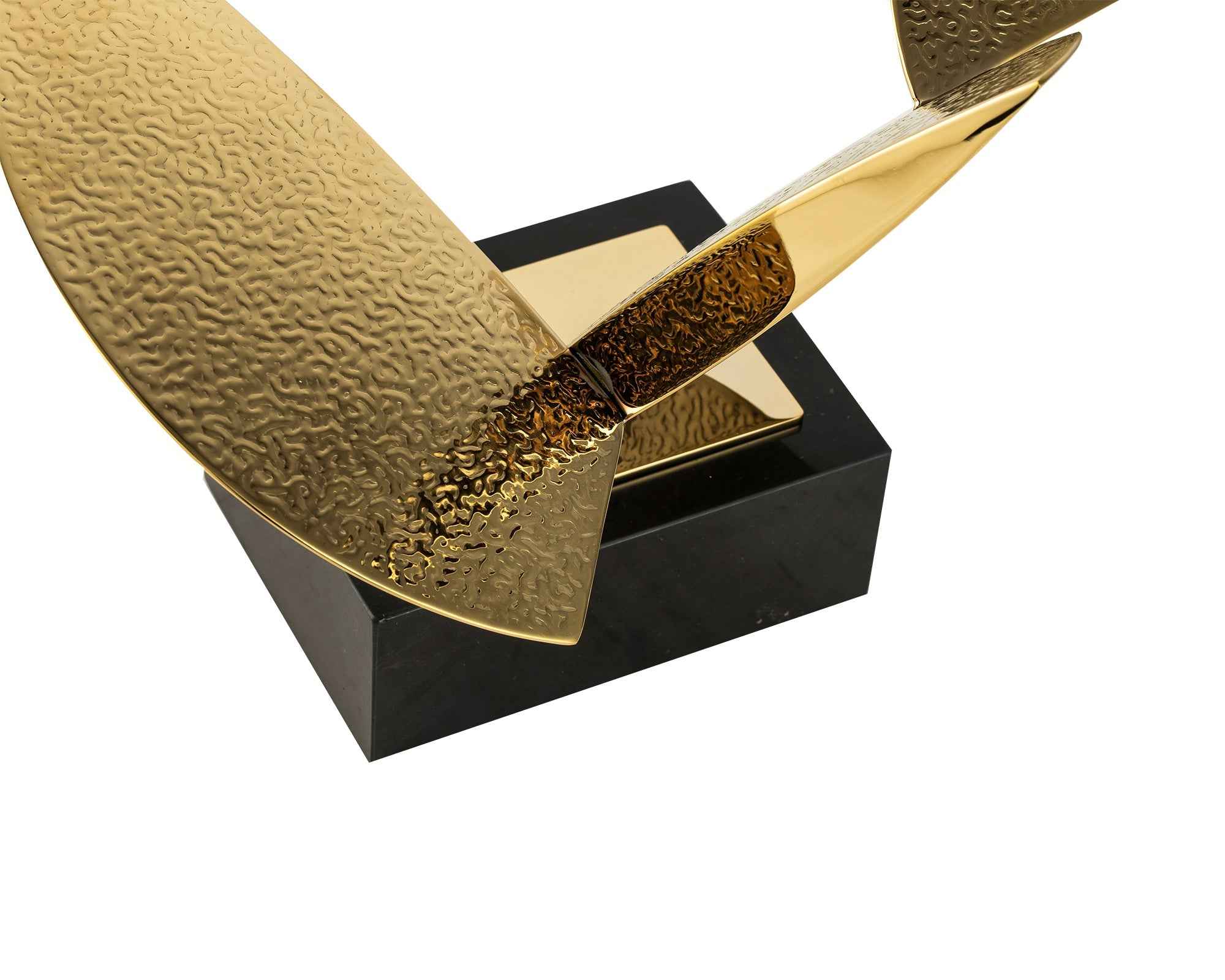 Agar Sculpture- Polished Brass