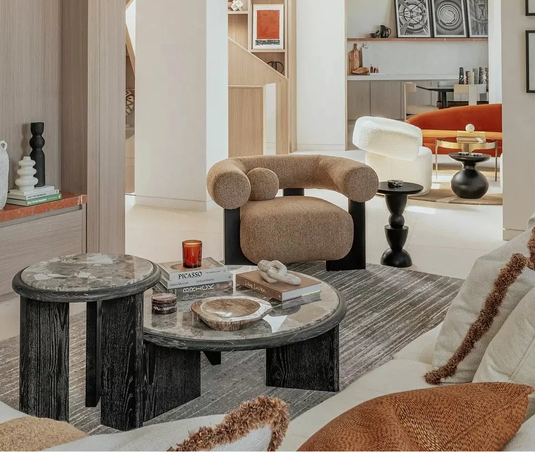 Herman Coffee Table - Oreo Grey/Ebony