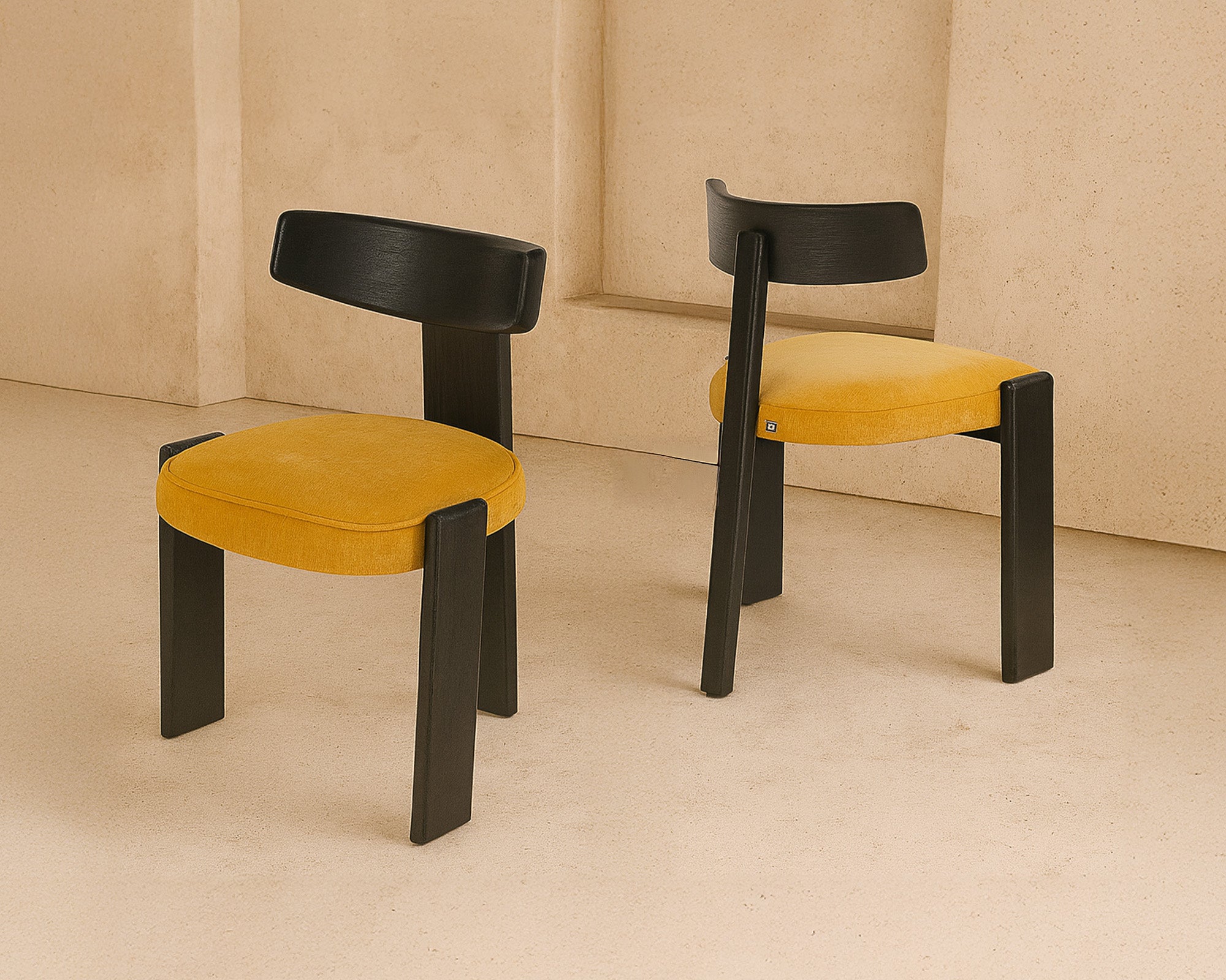 Albi Dining Chair (set of 2) - Morgan Ochre