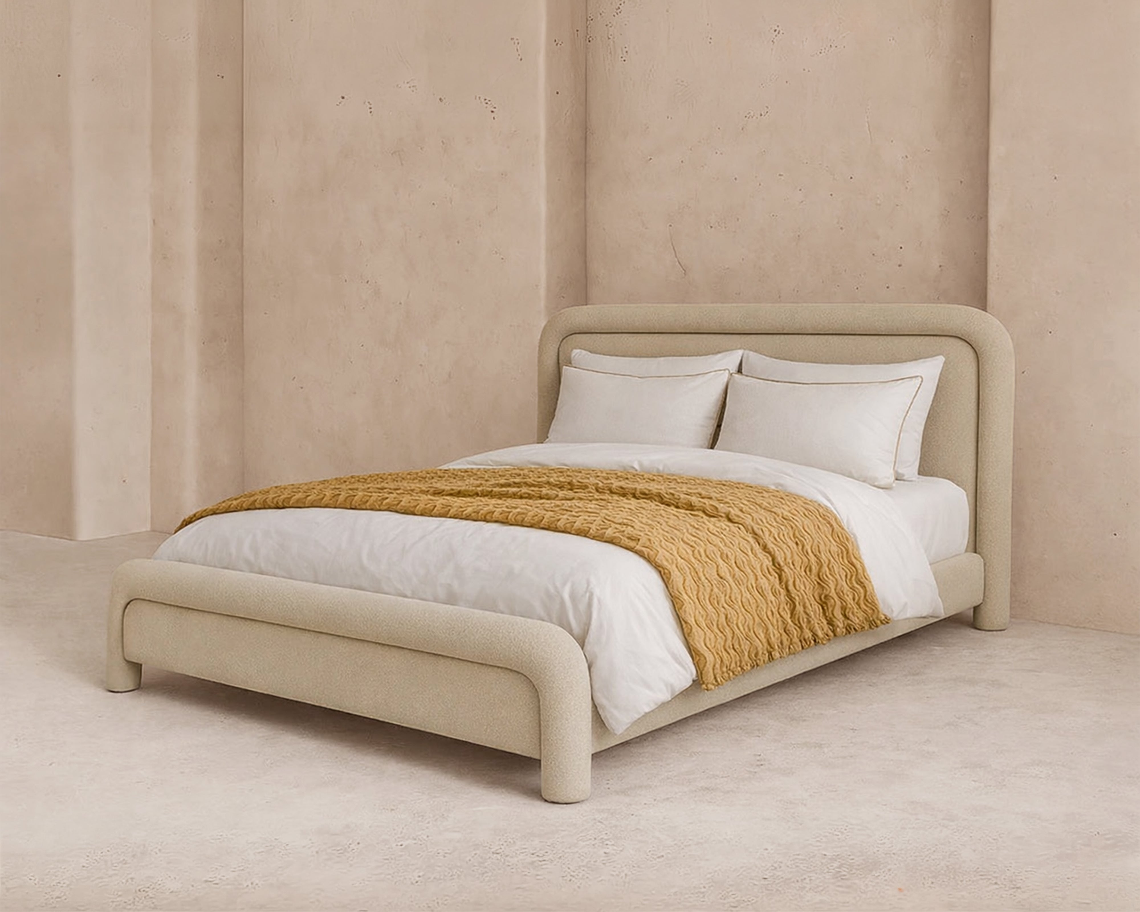Bareta King Size Bed - Capela Sand