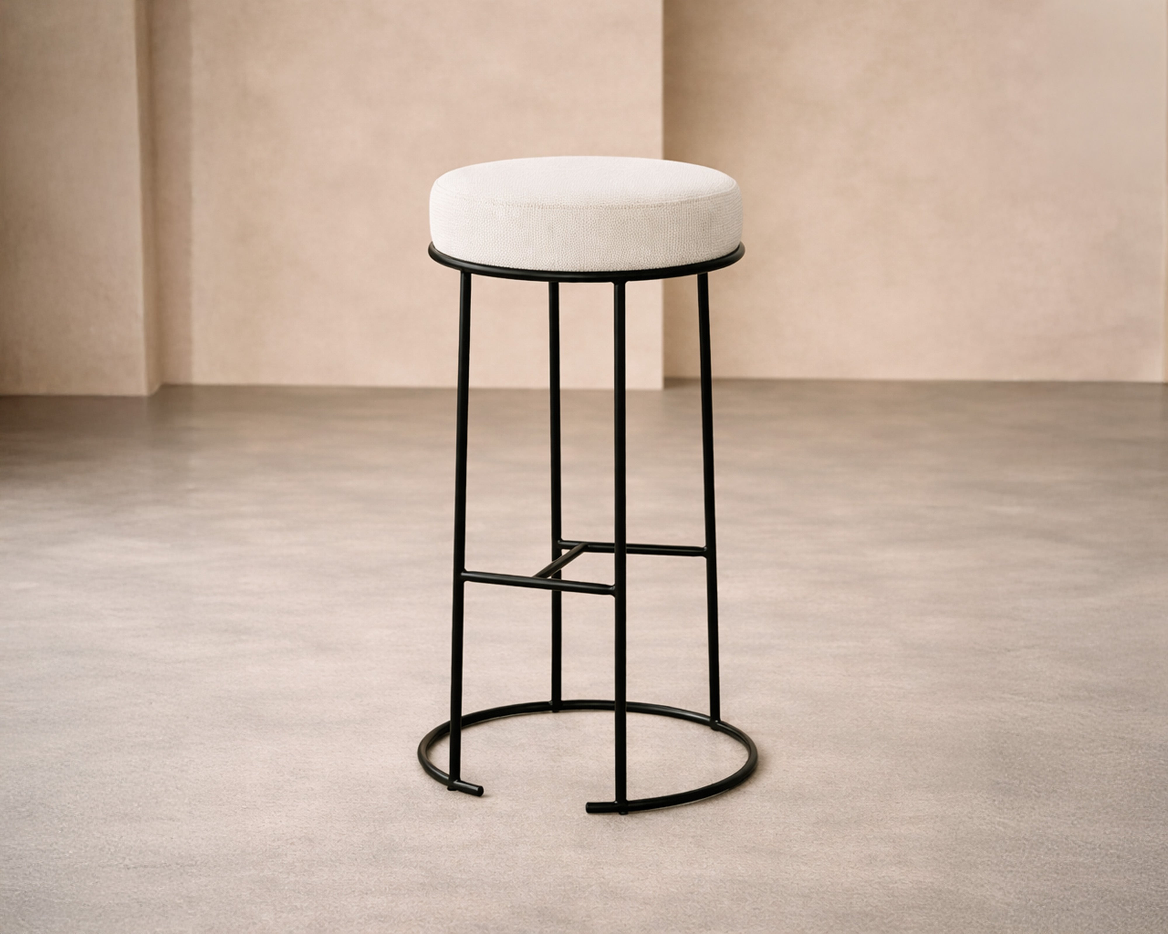 Compti Bar Stool - Pilman Beige